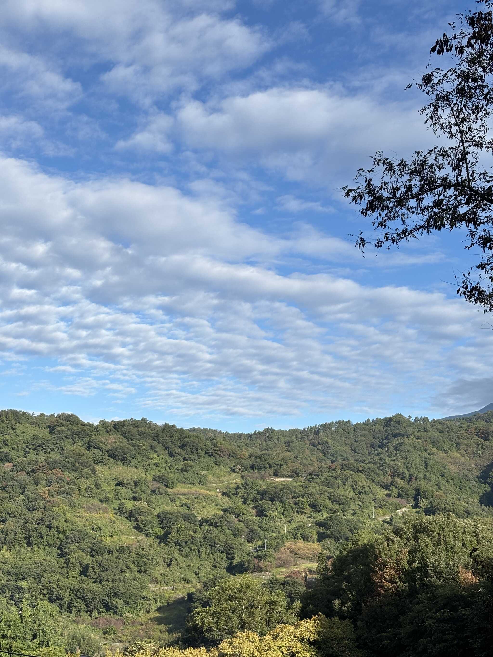 山と空