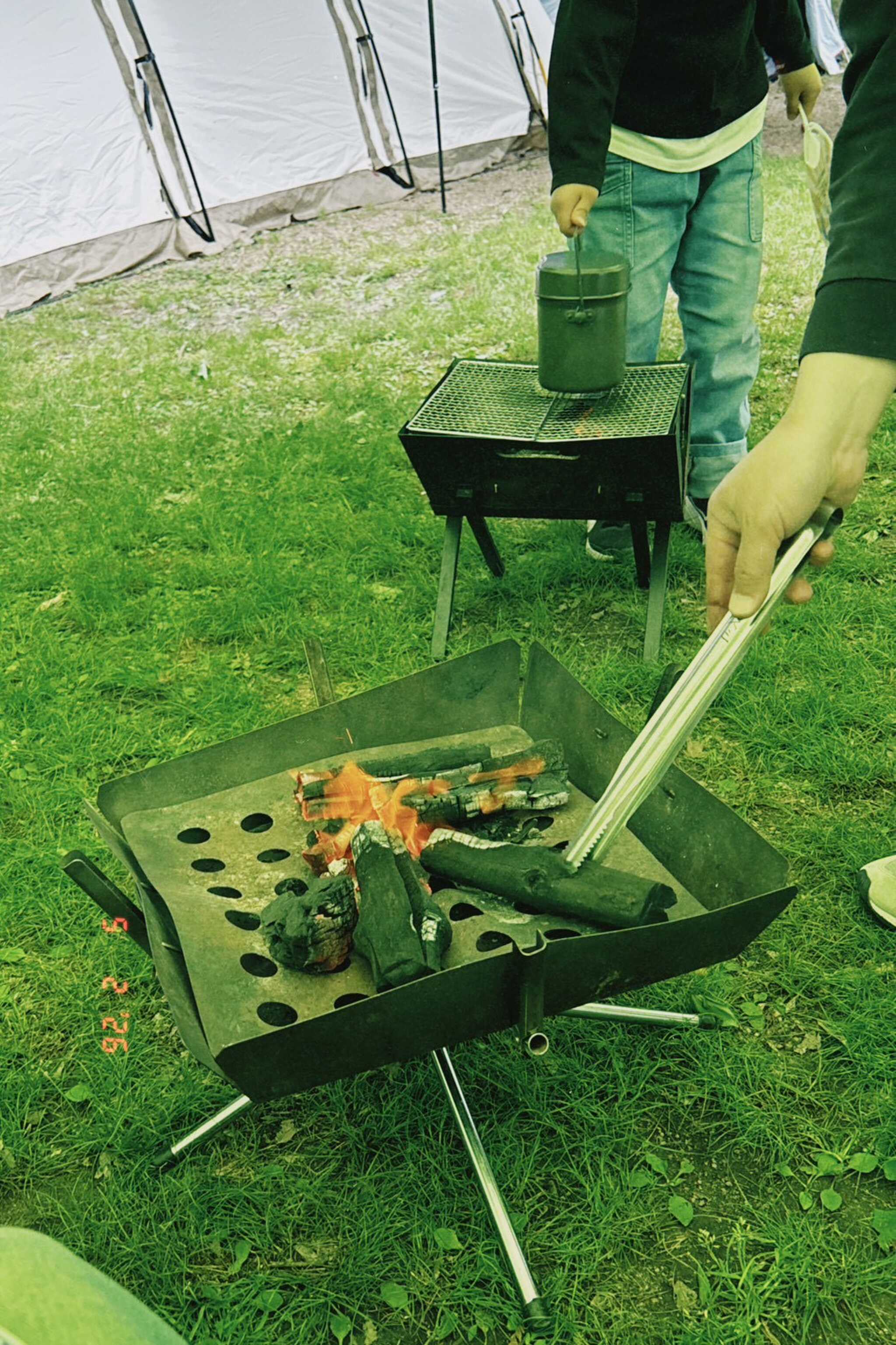 レンタルしたBBQセット