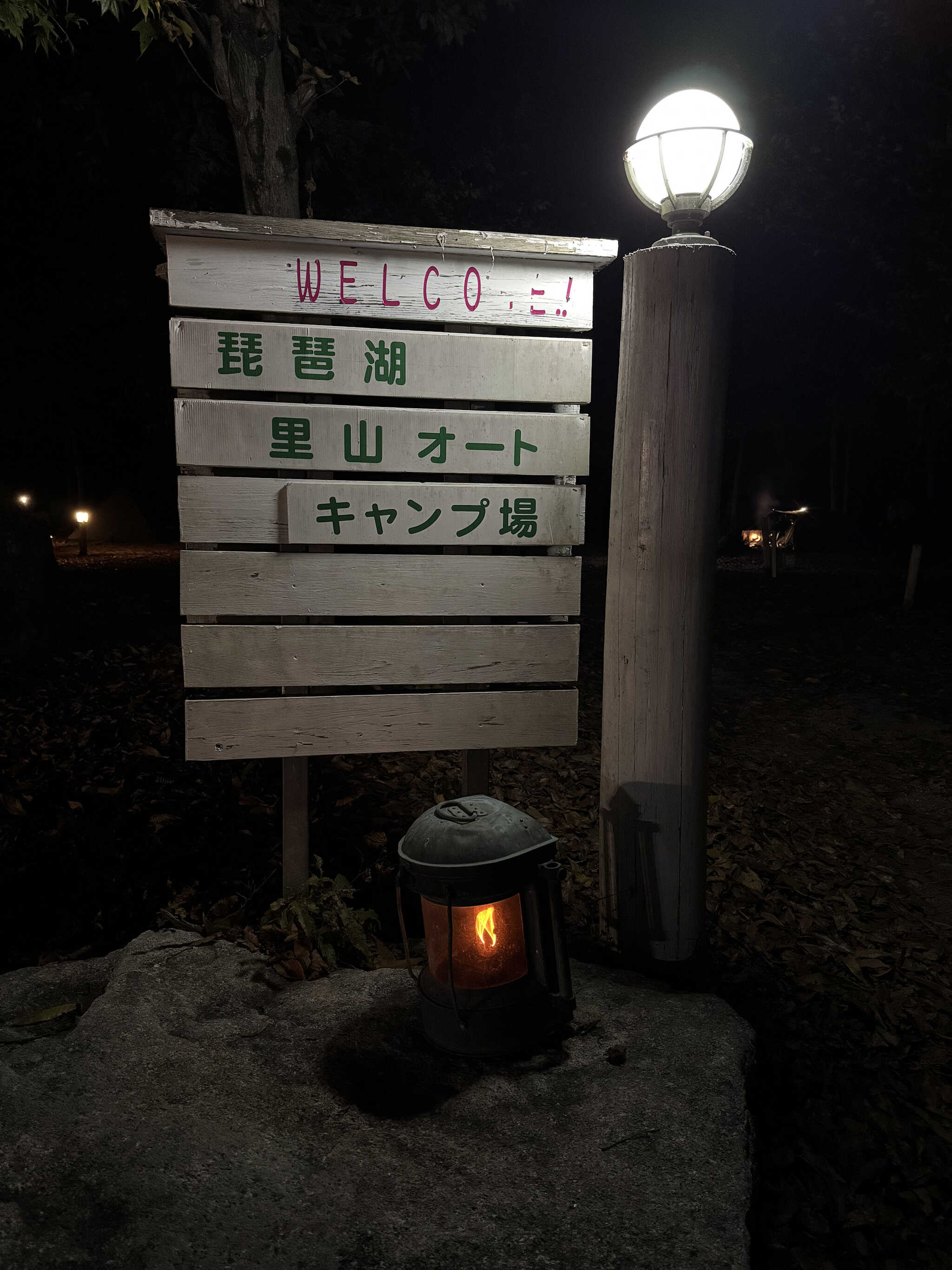 サイト看板・夜