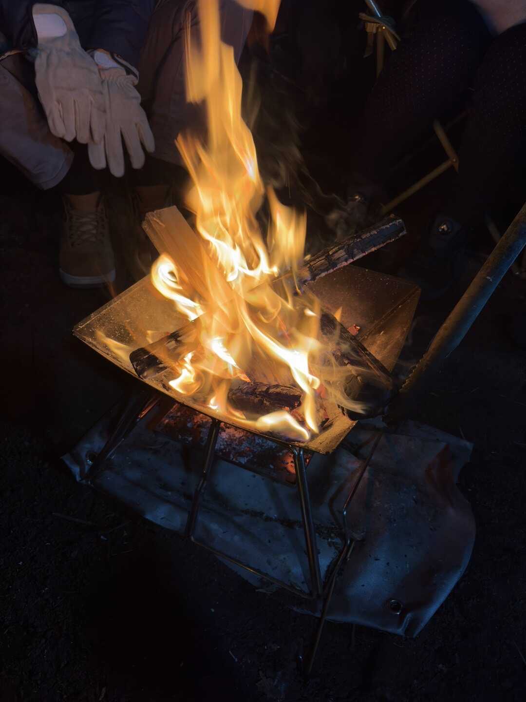焚き火