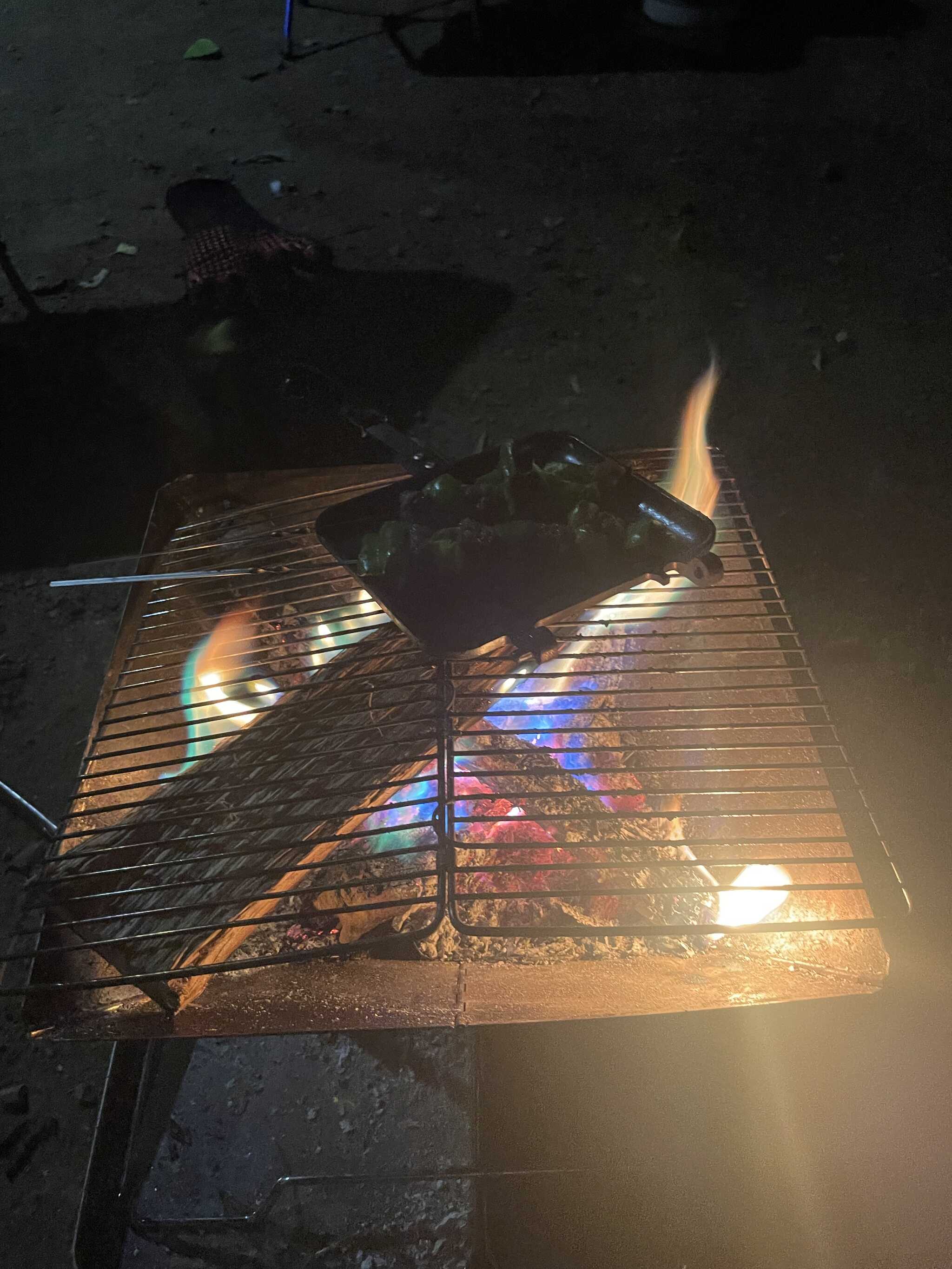 焚き火