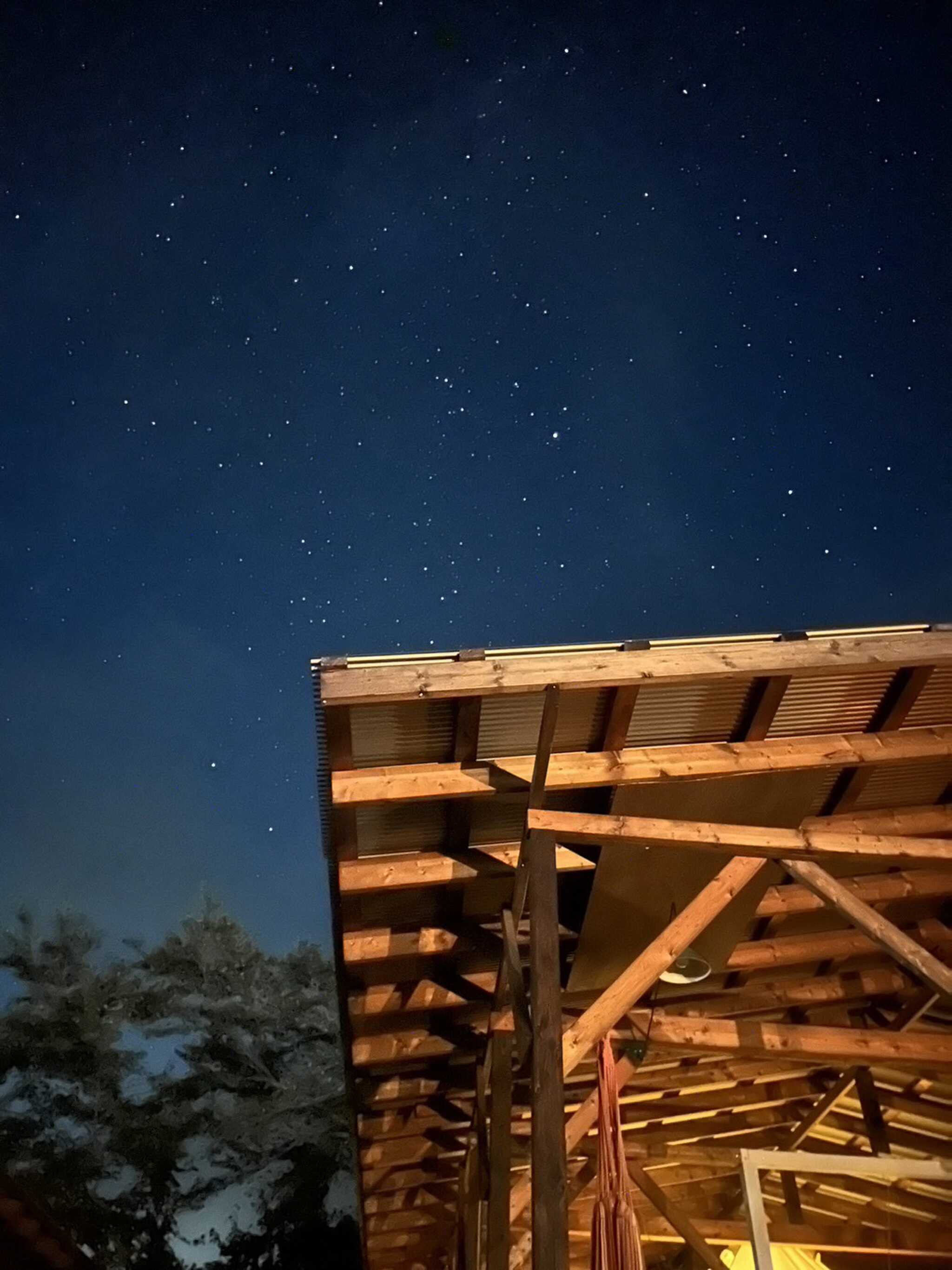 台風あとの夜空綺麗です