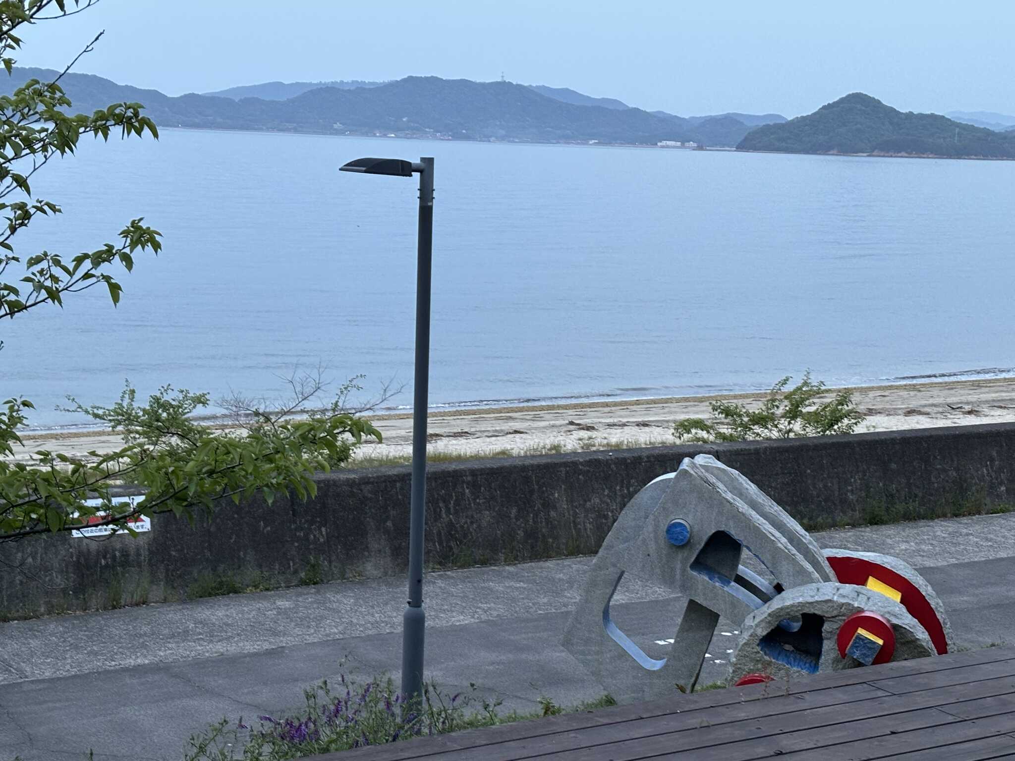 ウッドデッキからの景色