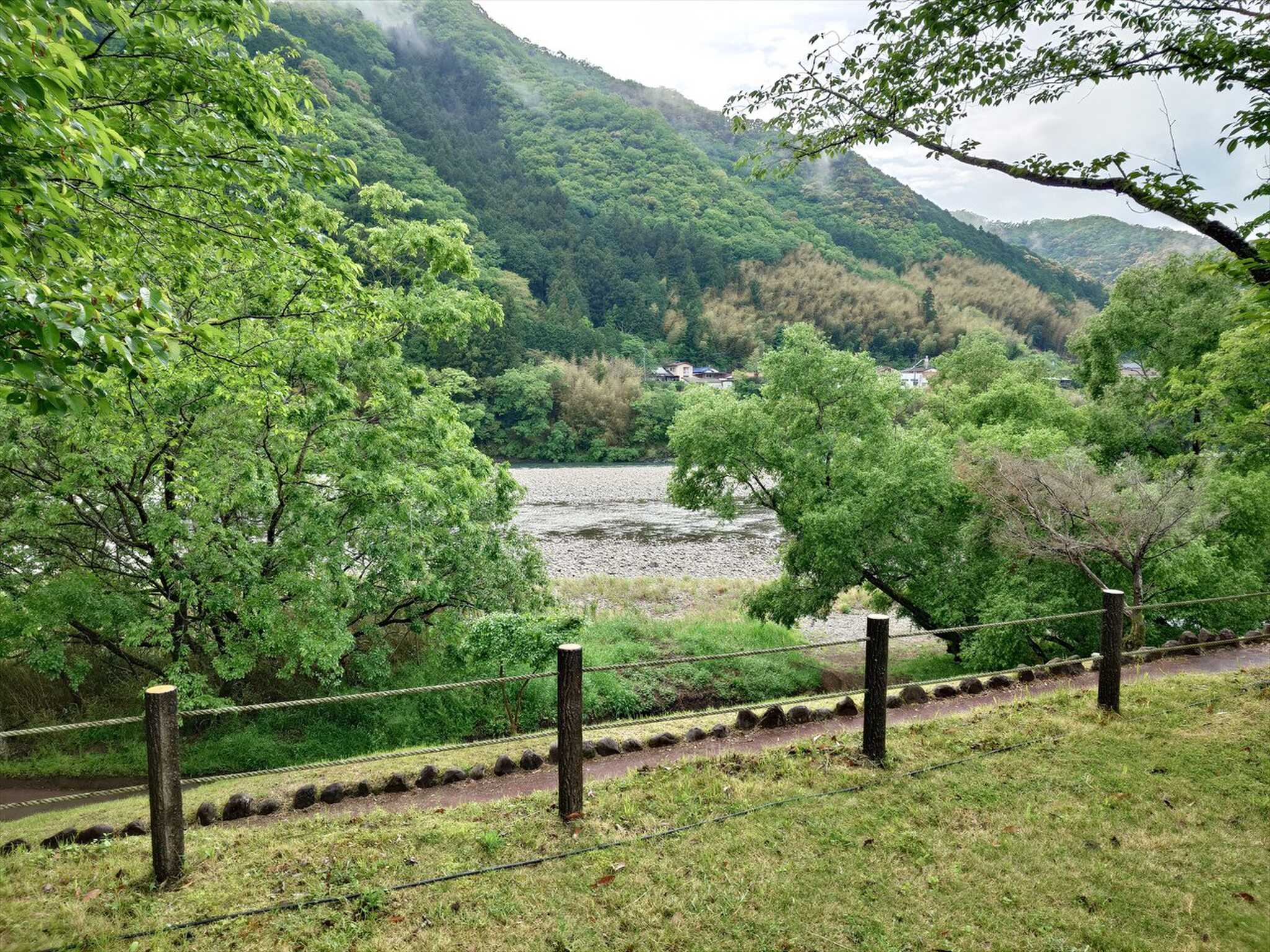 サイトから四万十川