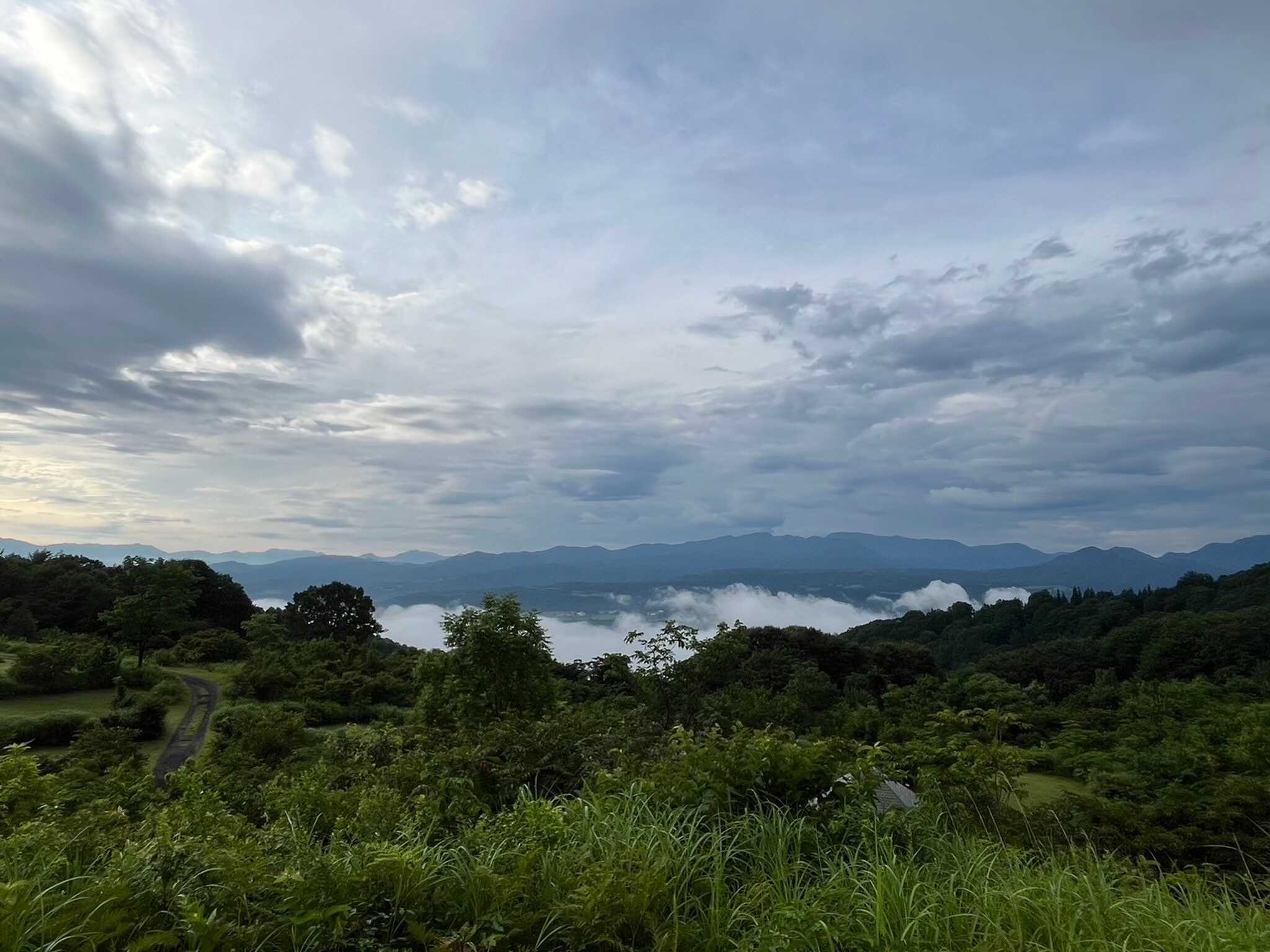 早朝の雲海に感動