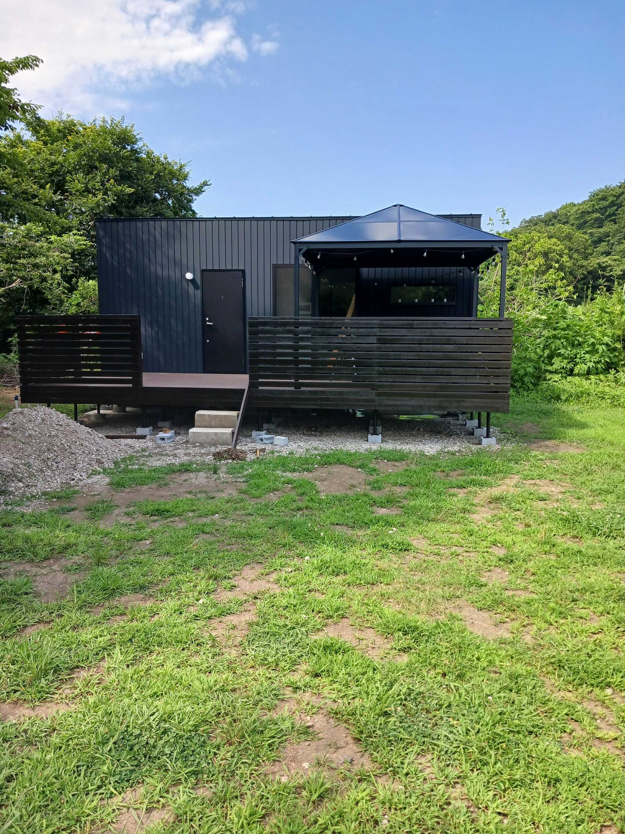 建築中トイレ棟