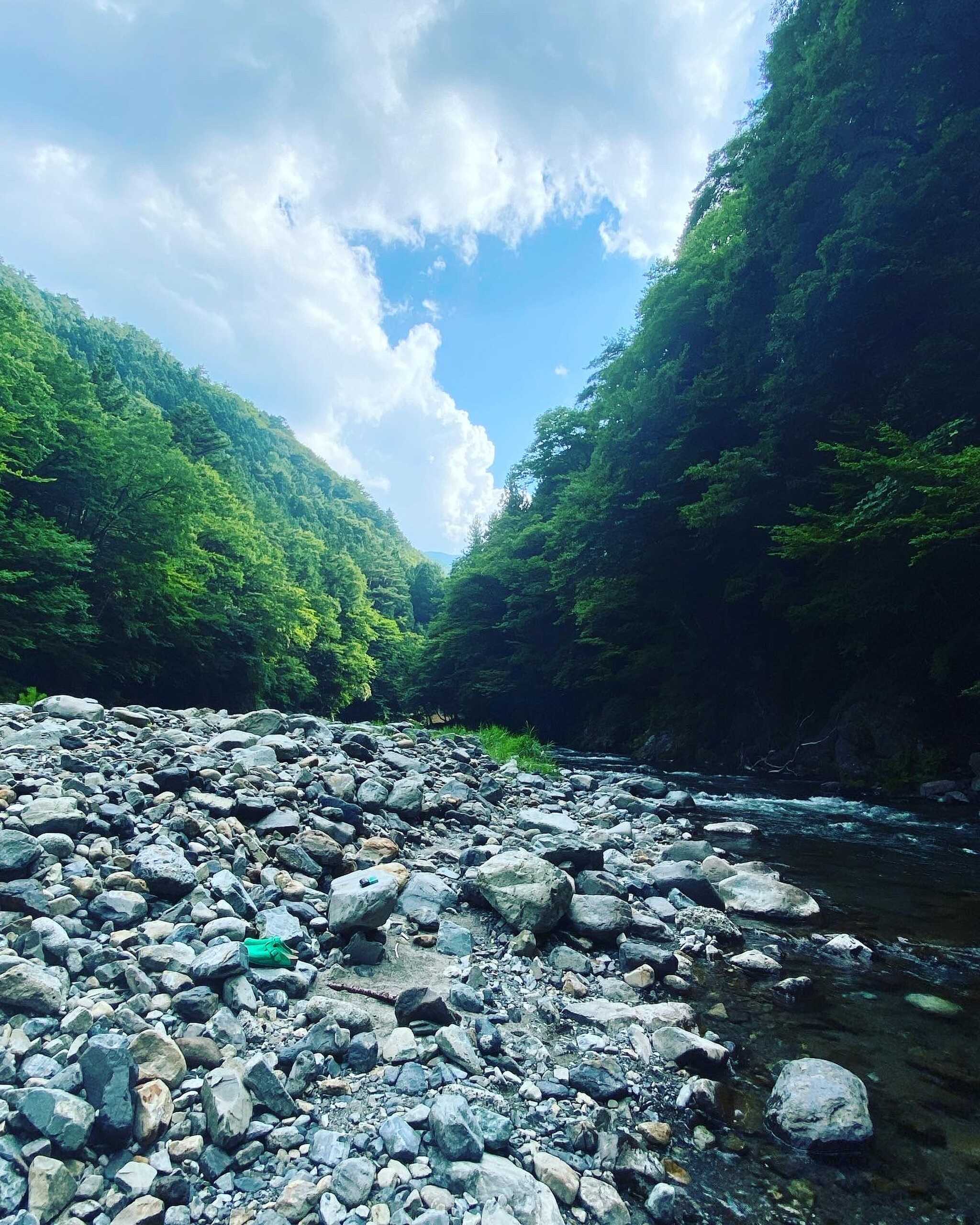 目の前の清流