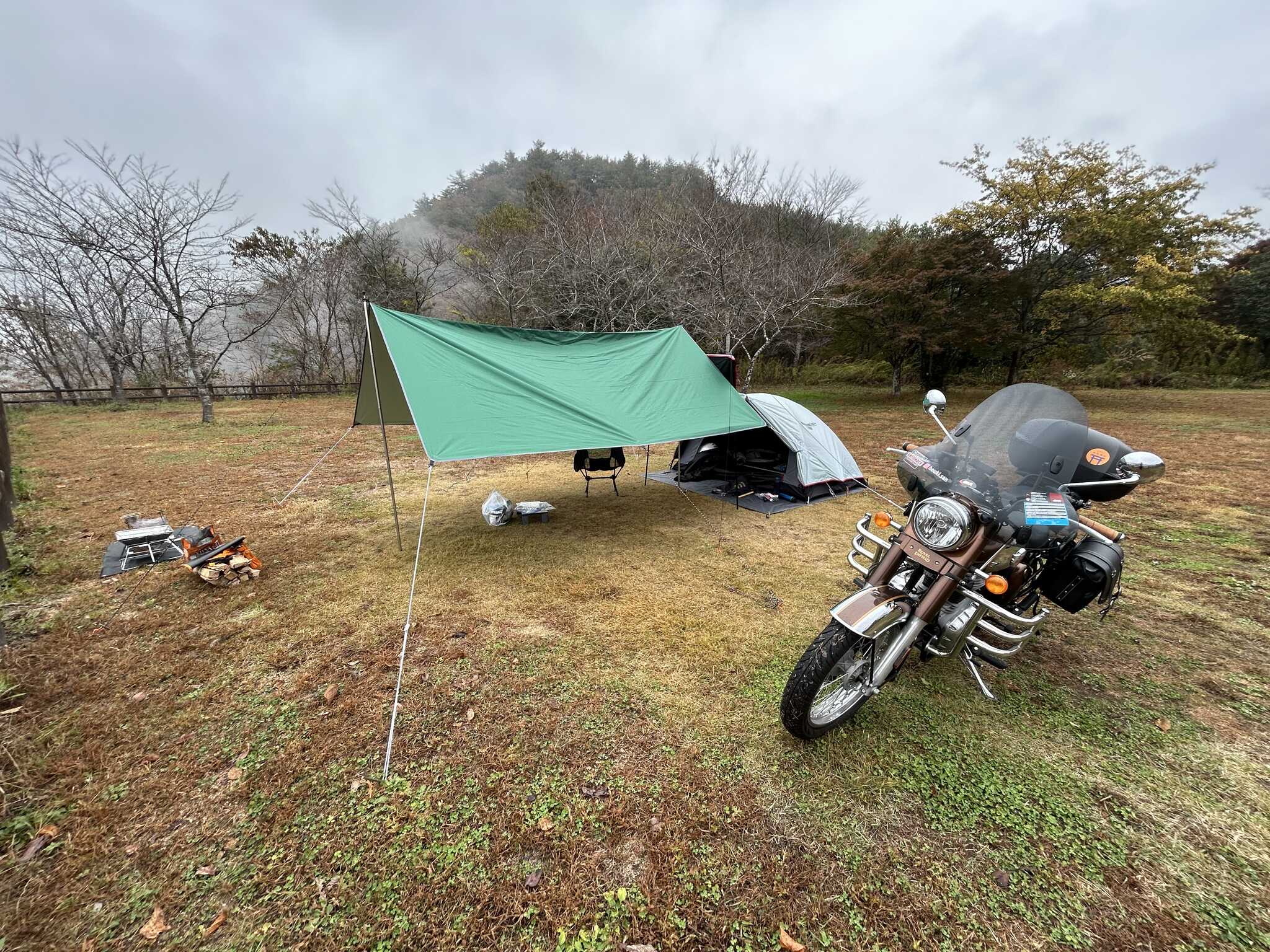 バイクとキャンプ