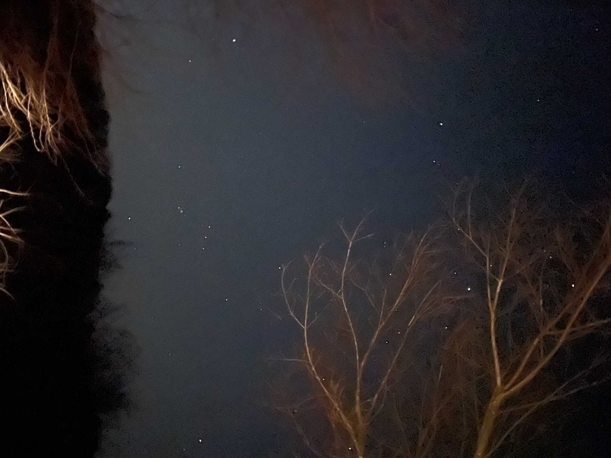 デッキからの星空です。