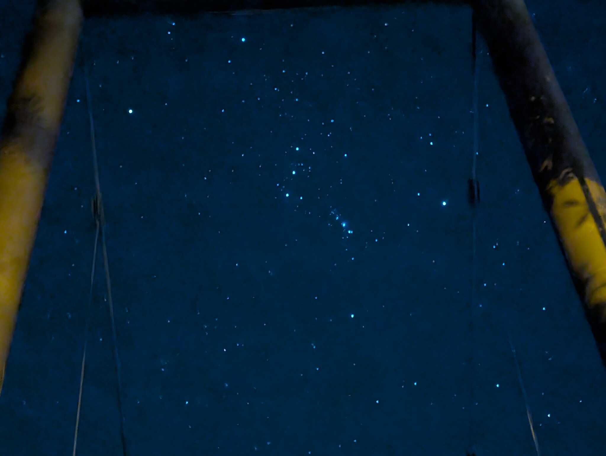 キャンプ場からの星空