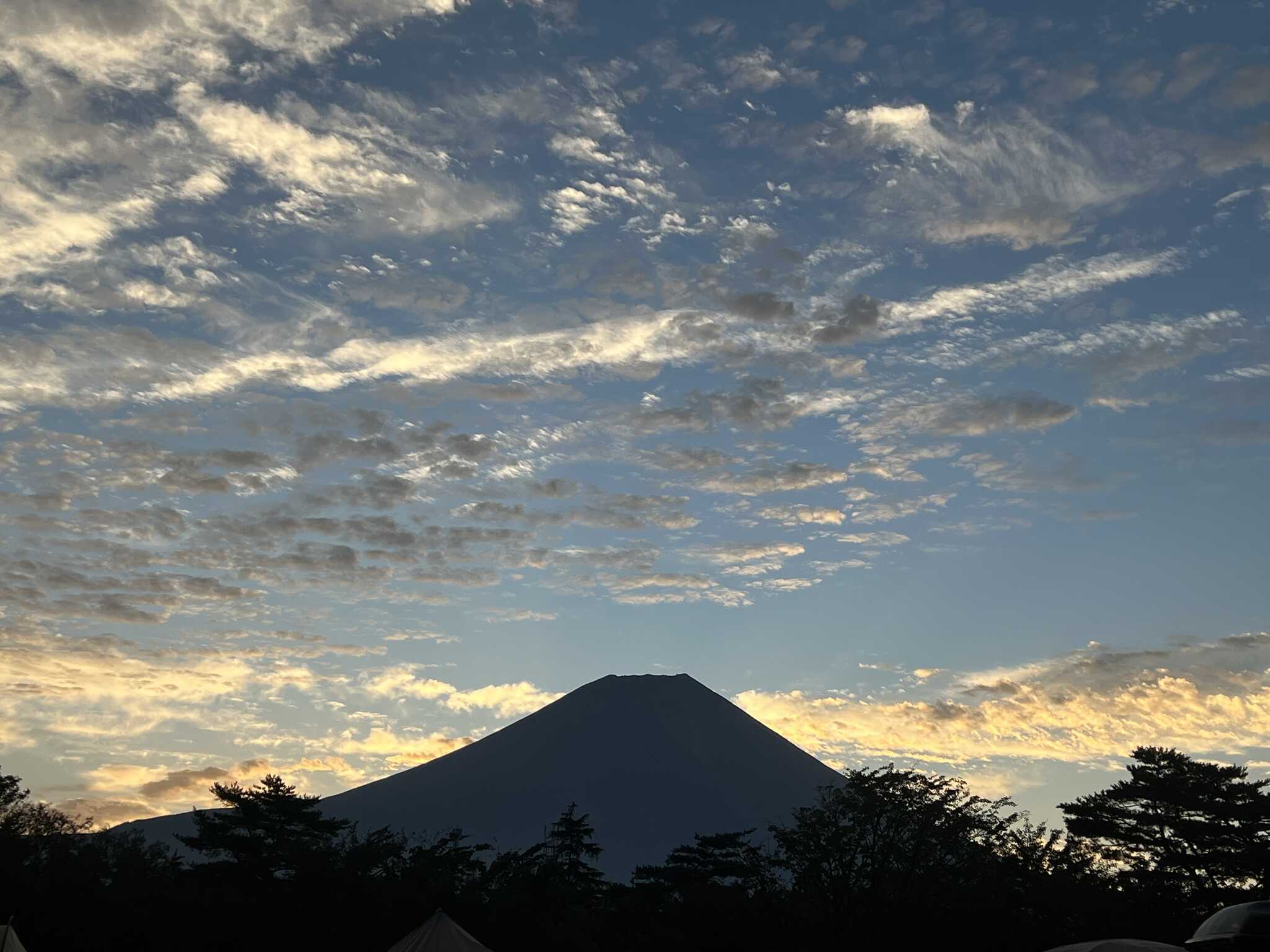 管理棟からの富士山
