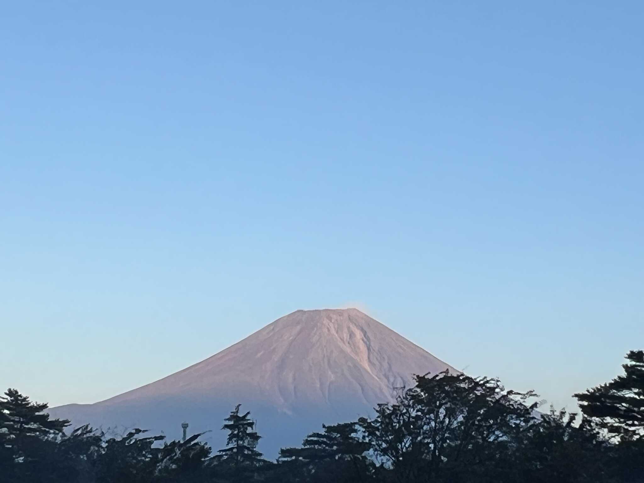 管理棟からの富士山