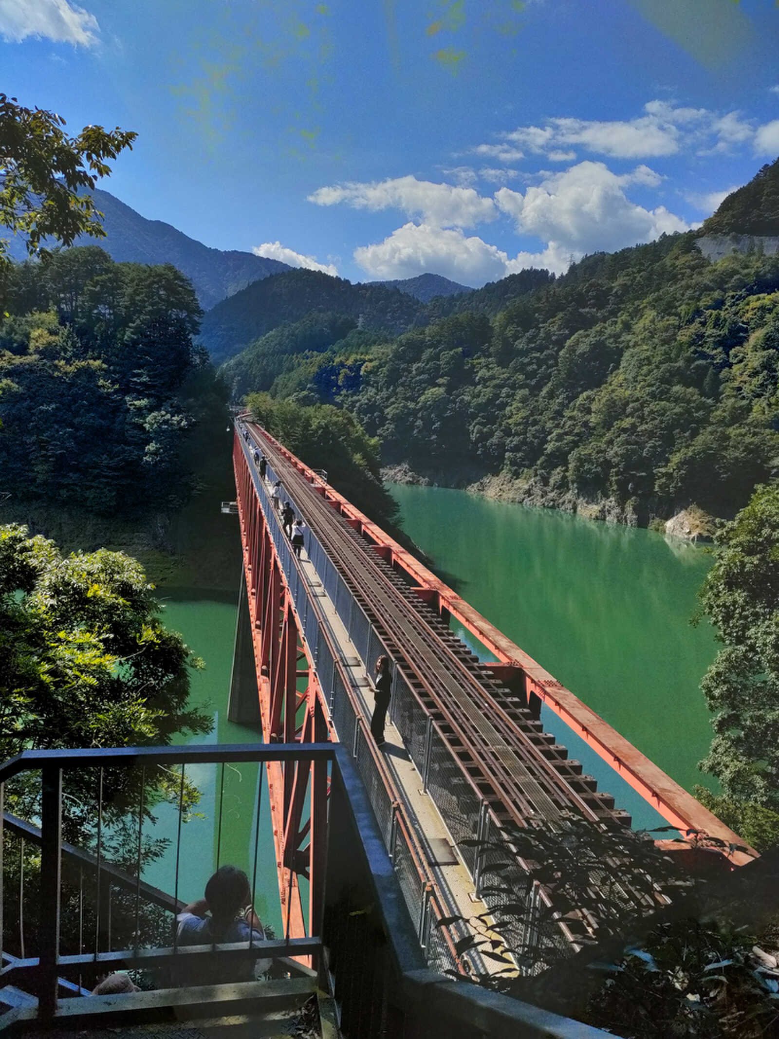 帰りに寄った湖上駅に繋がる線路