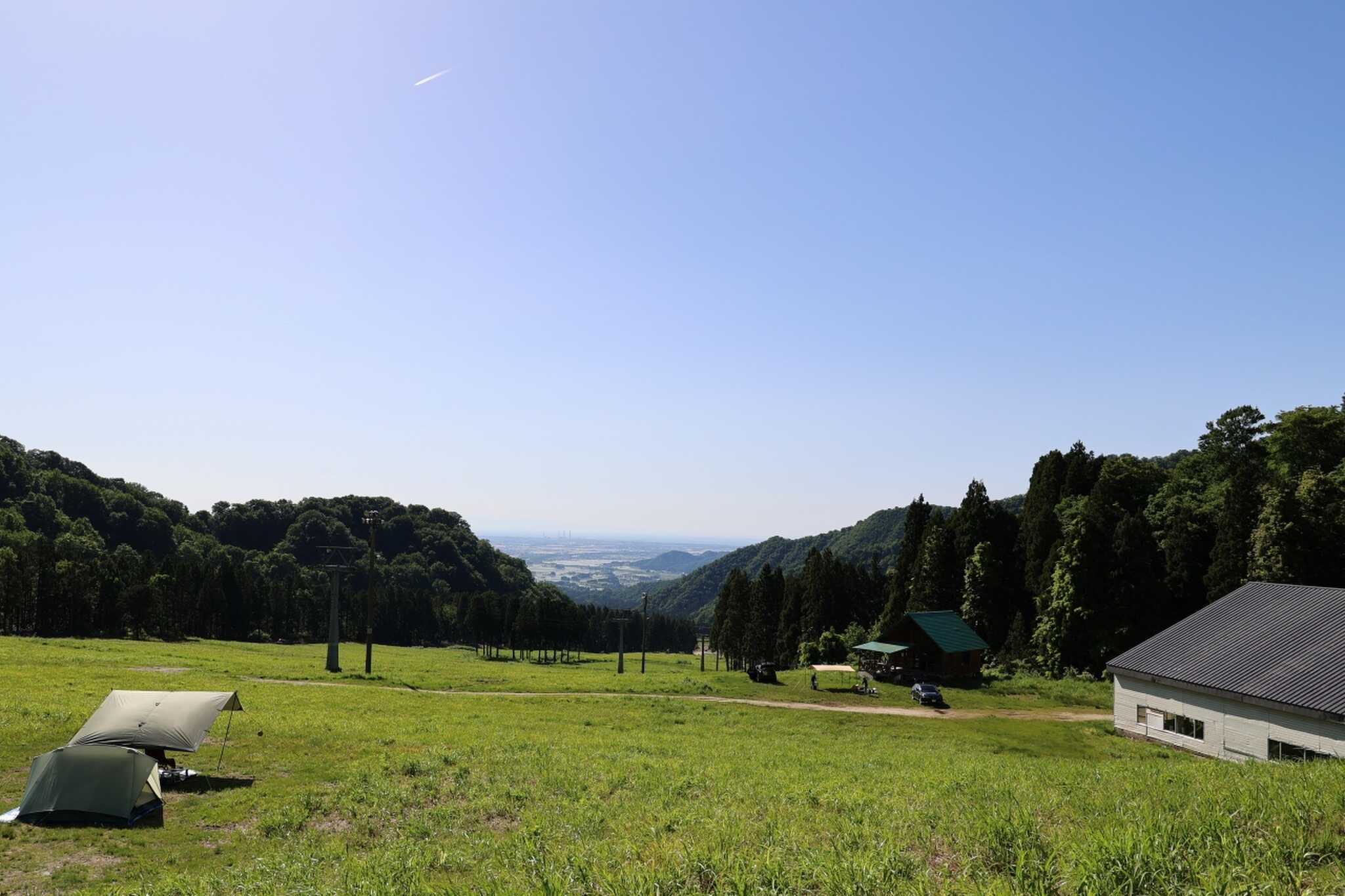 フリーサイト 山頂付近