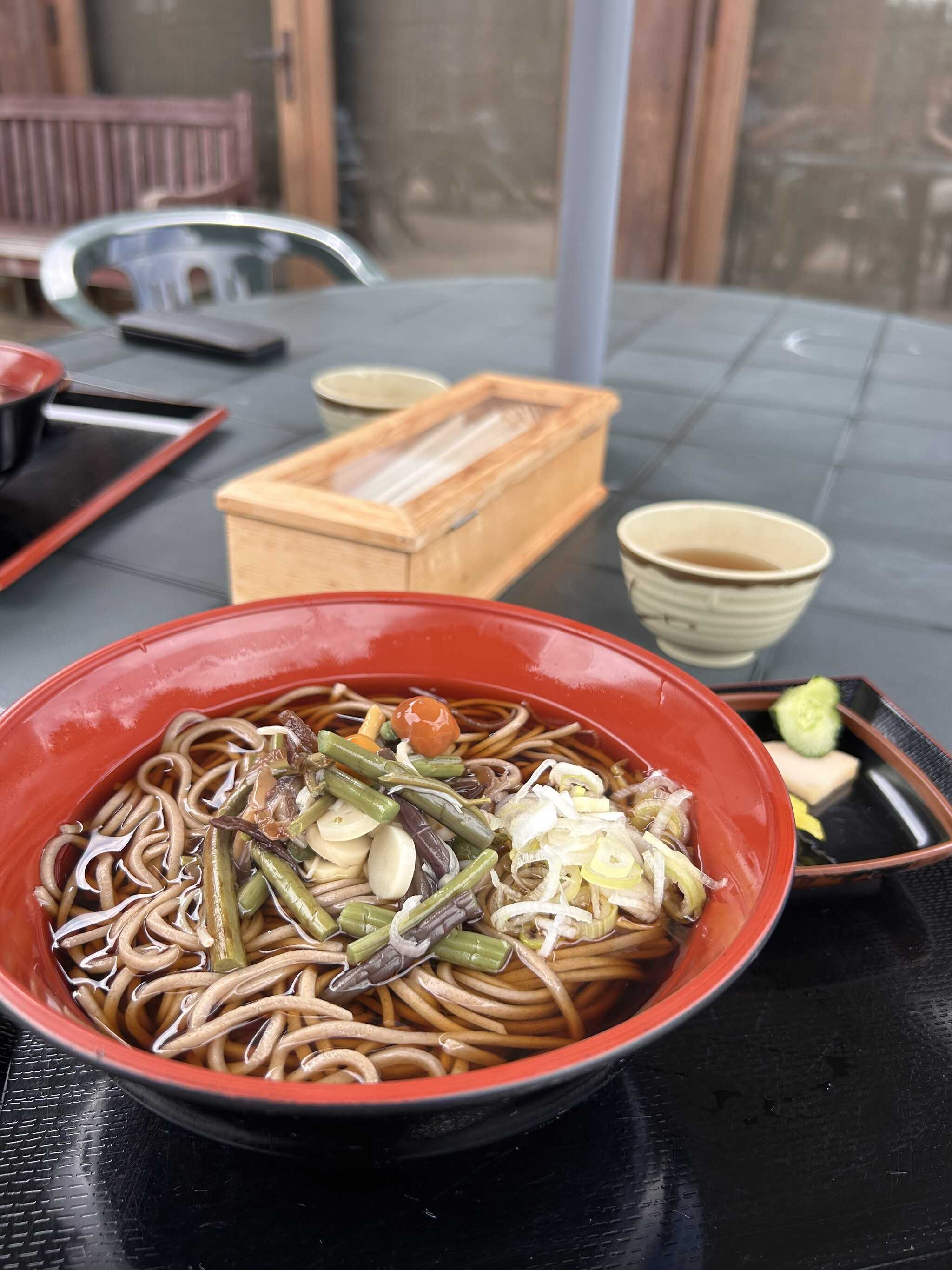 瑞牆山自然公園のお蕎麦