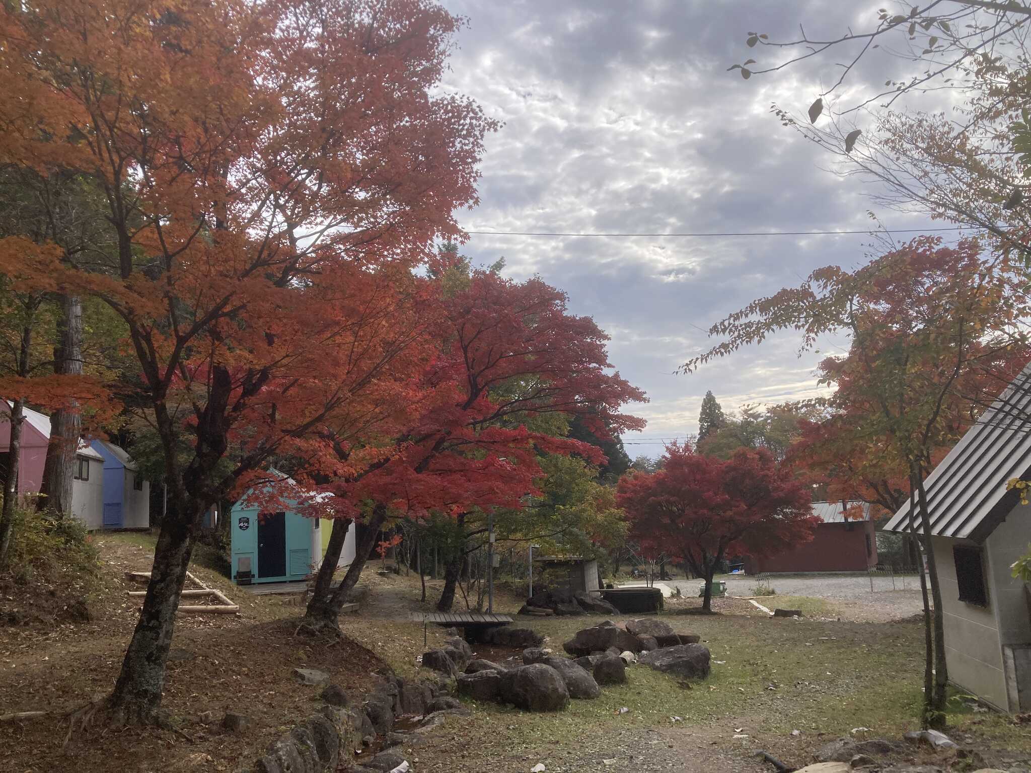 管理棟の辺りから
