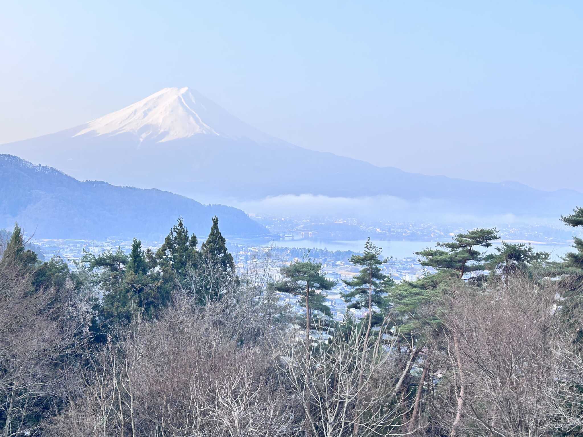 朝の富士山