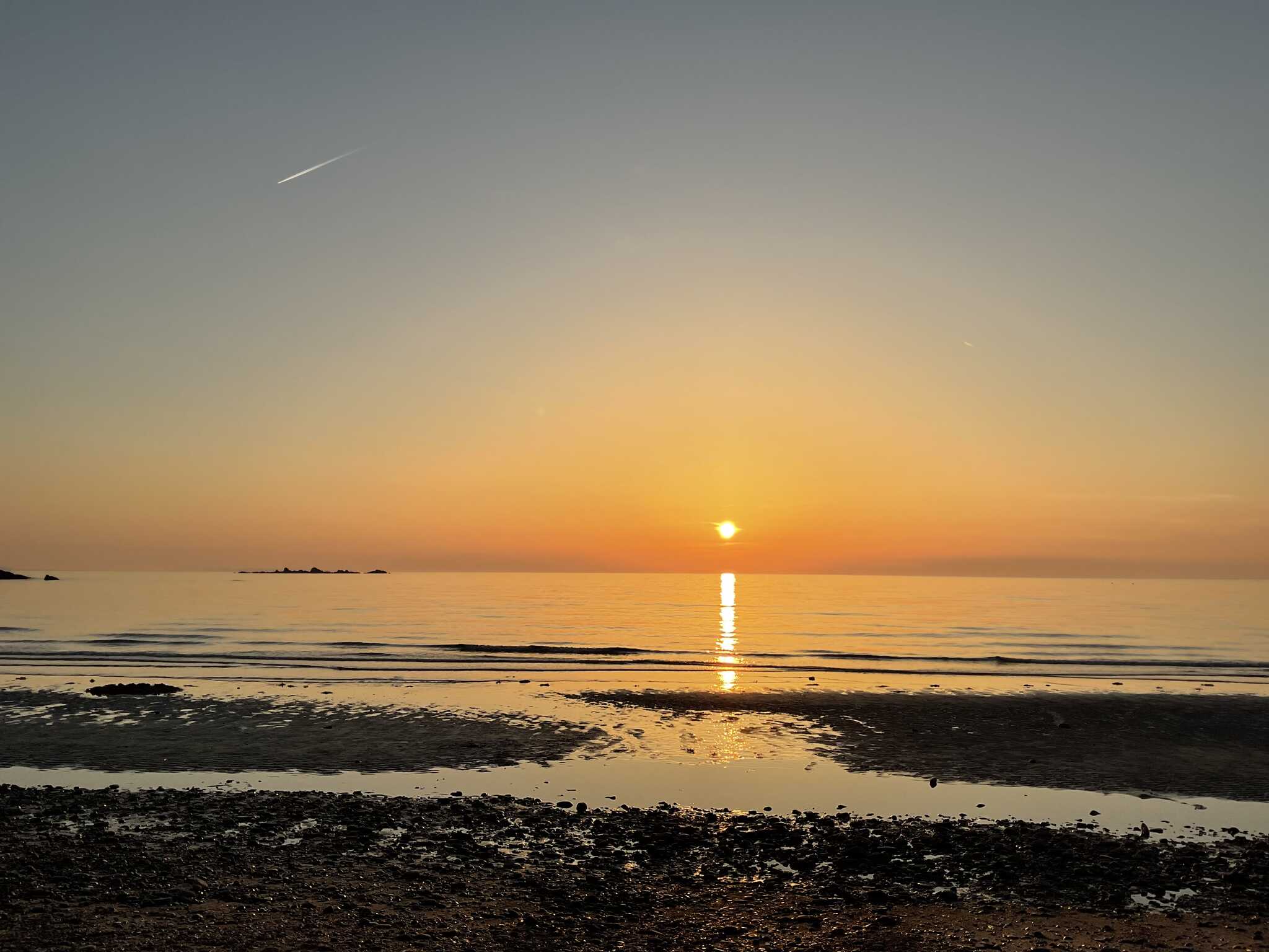 夕日
