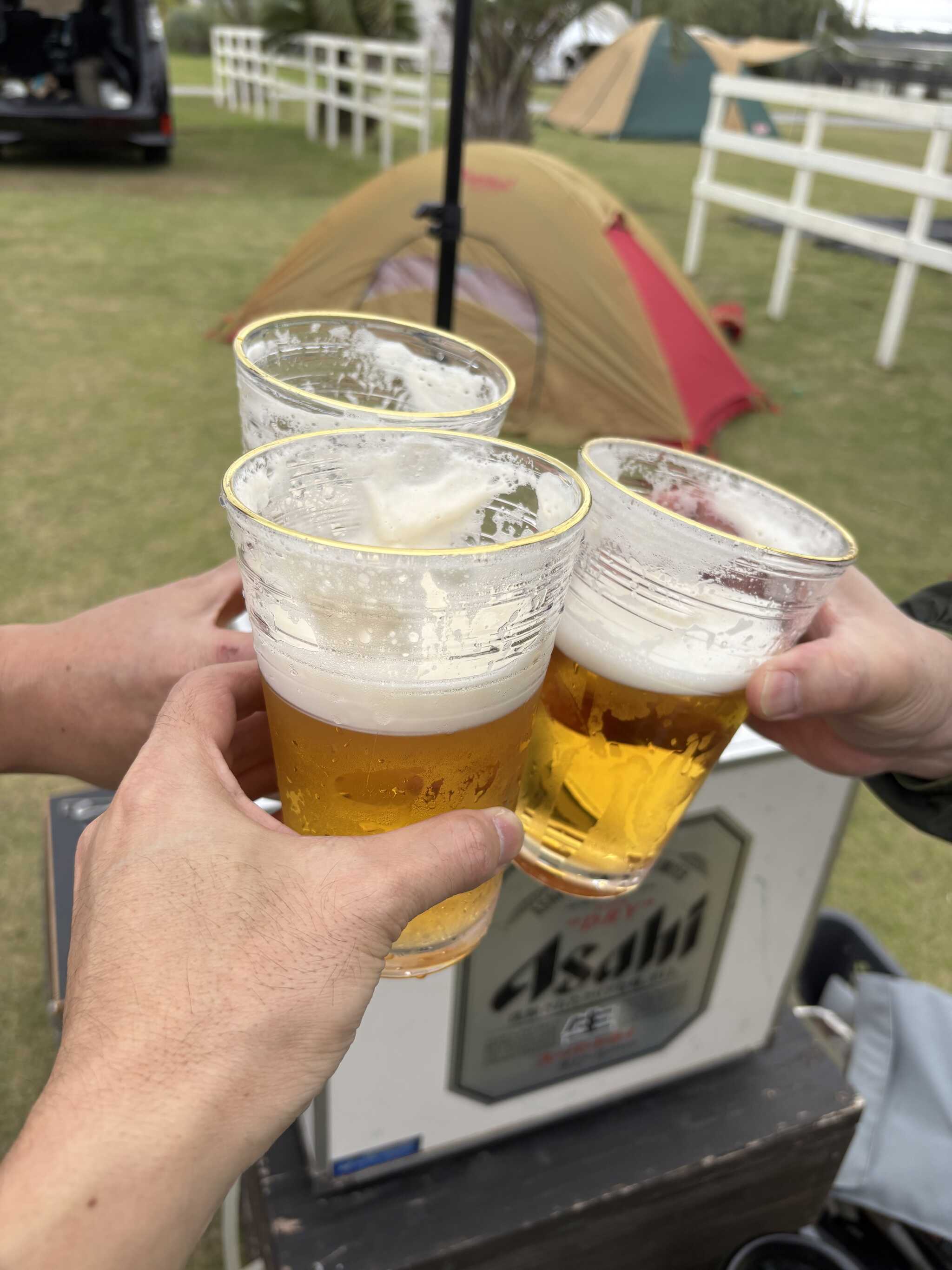 オプションで生ビールが飲めます!