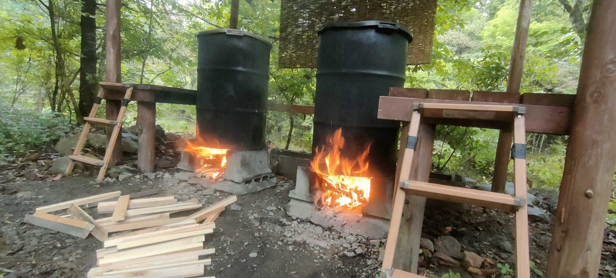 ドラム缶風呂も最高でした