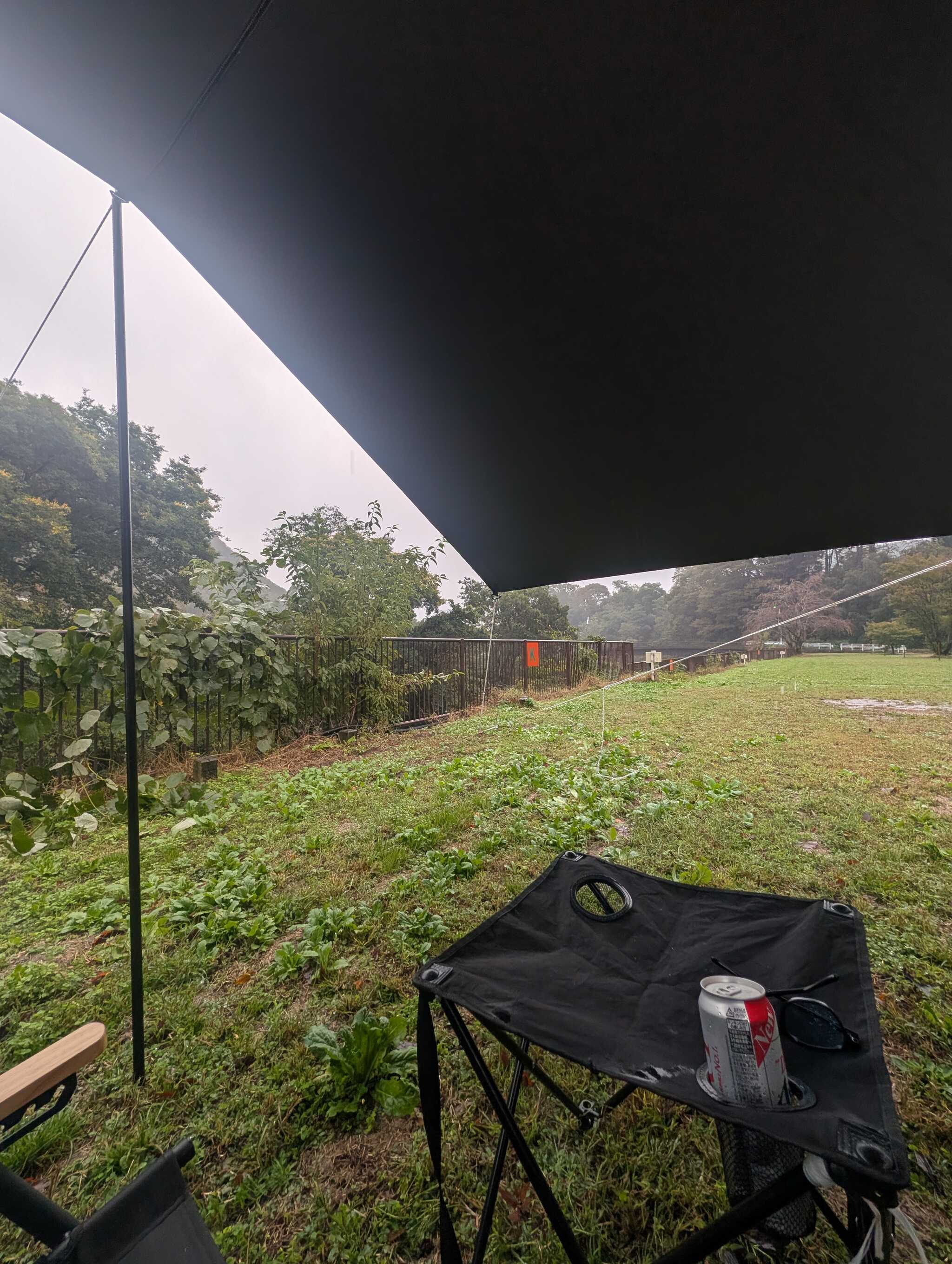 タープからの景色