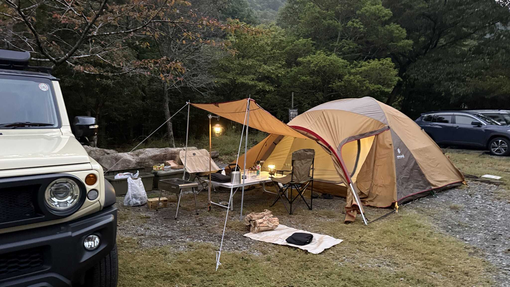 テント設営状況