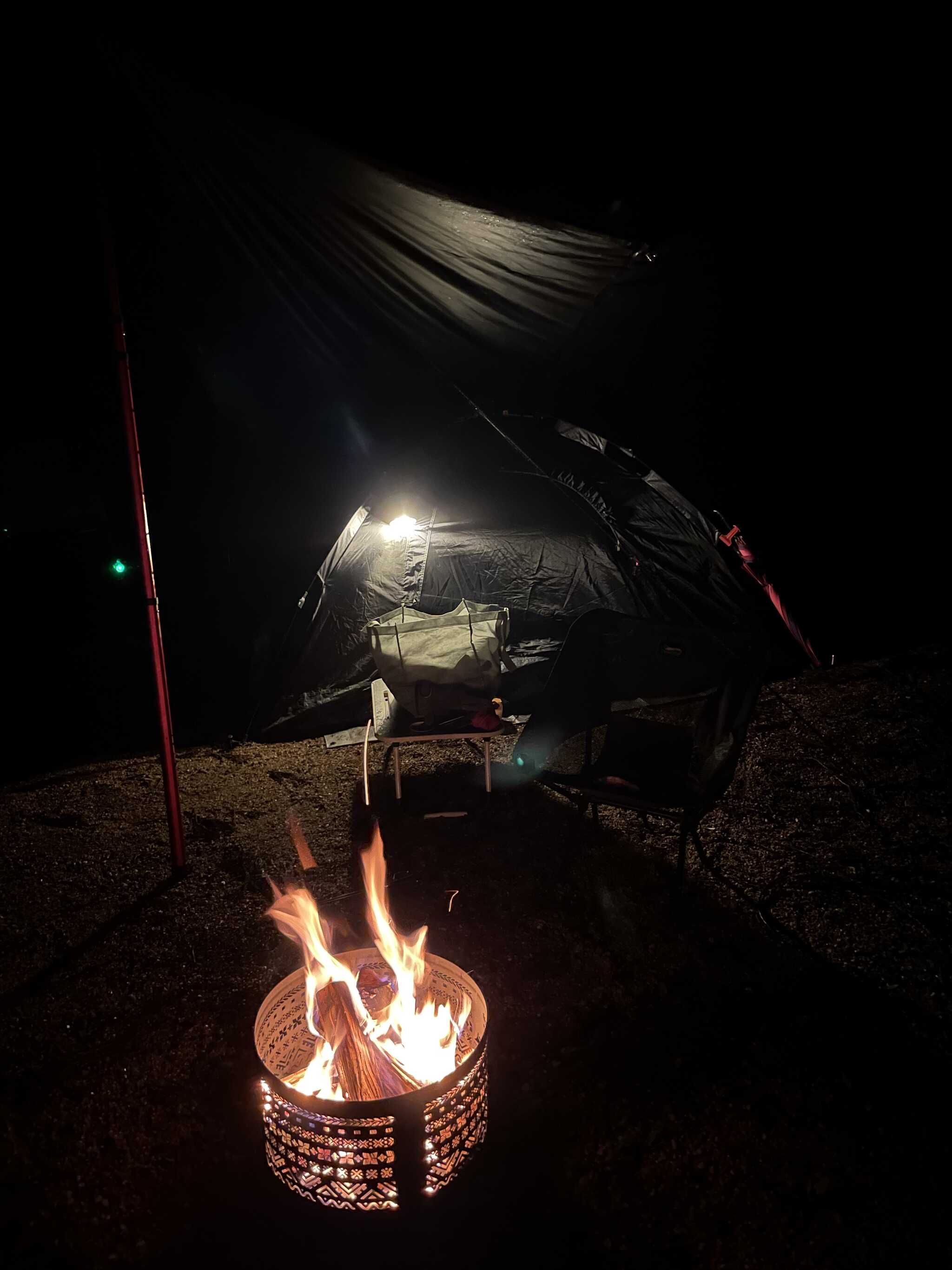 夜間の様子