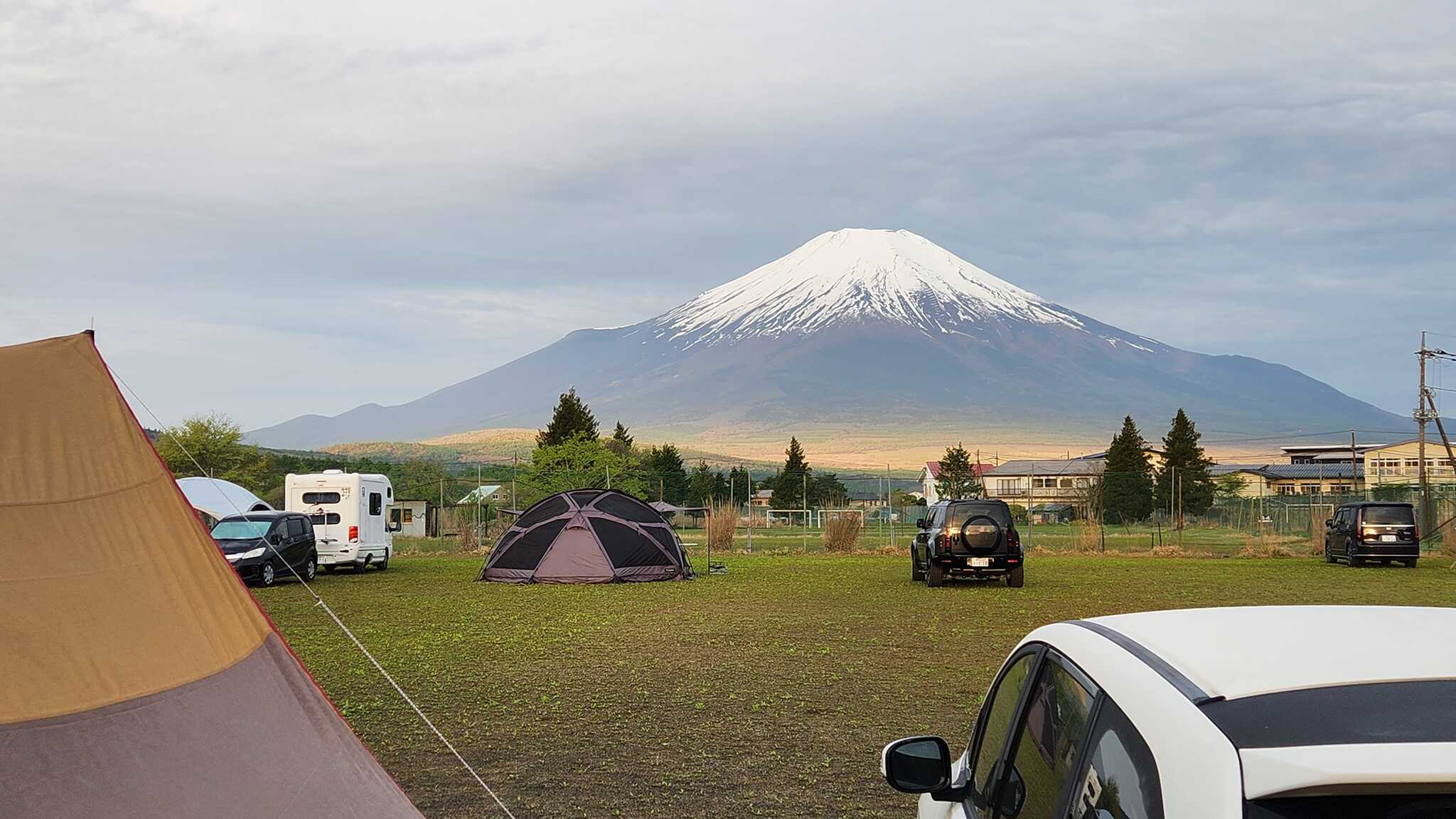 サイトからの富士の眺め。
