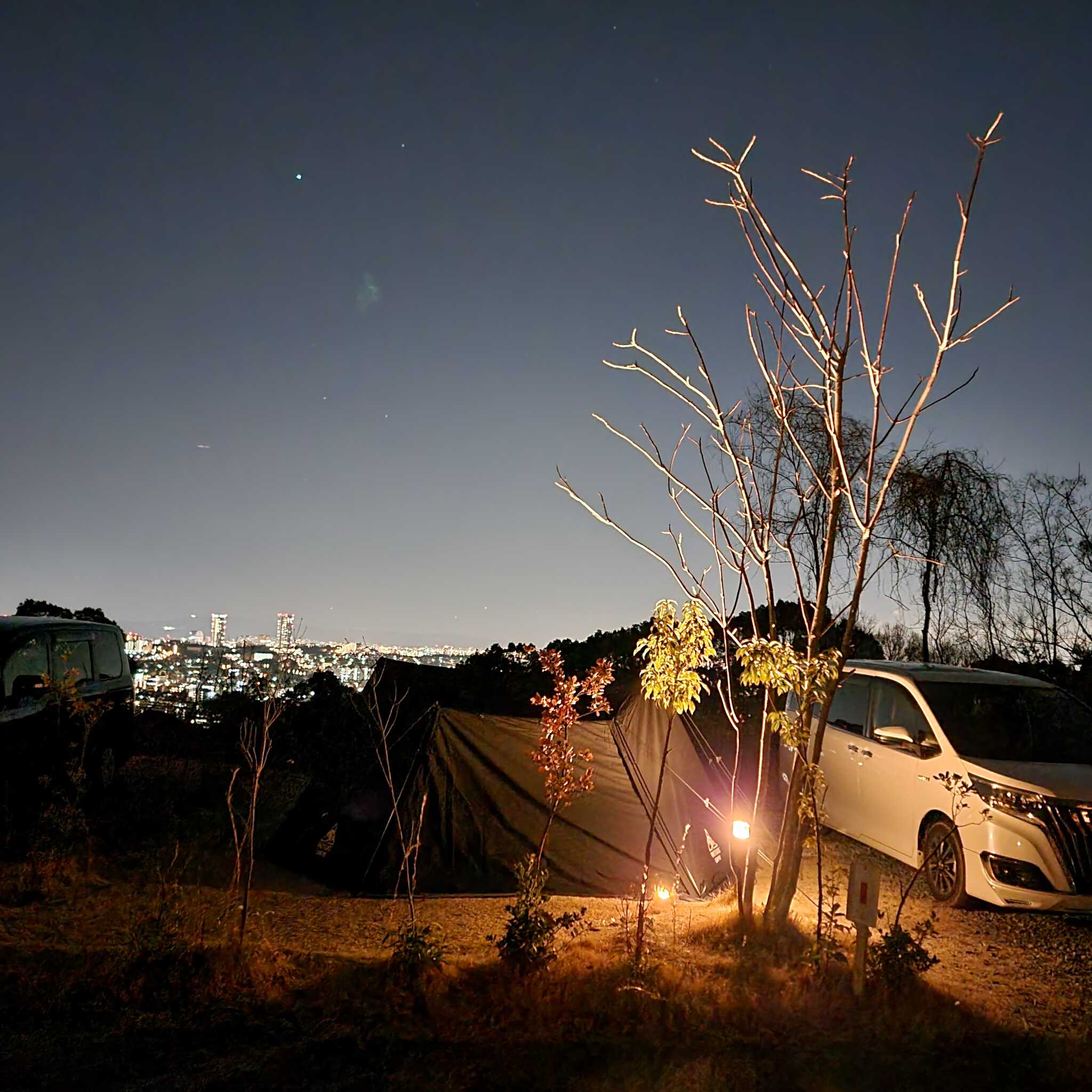 サイト外から夜景