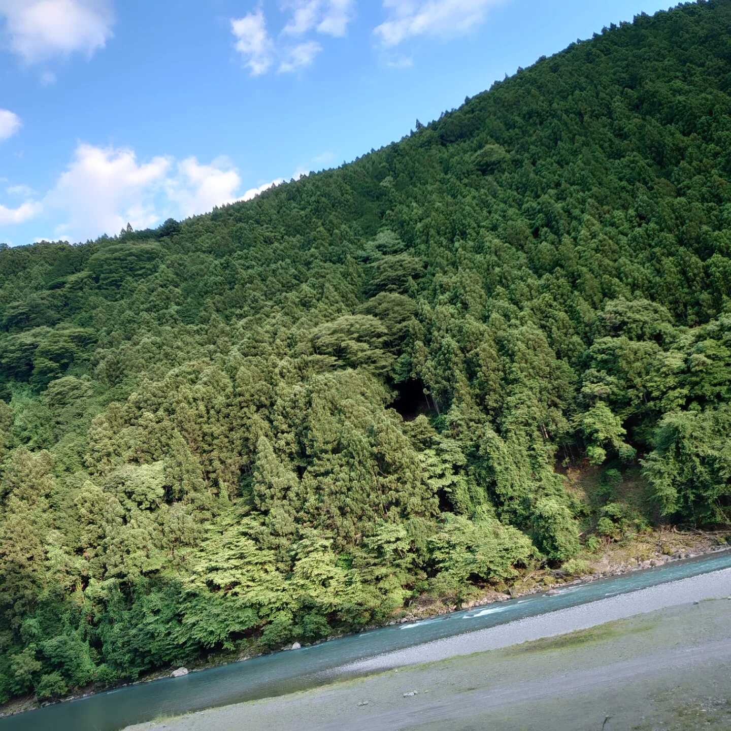 小高い所から