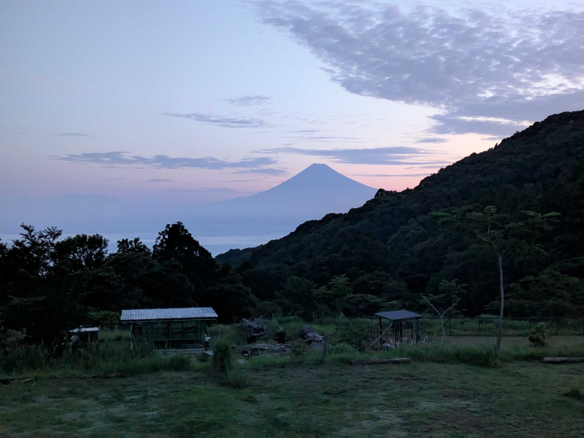 マジックアワーの富士山