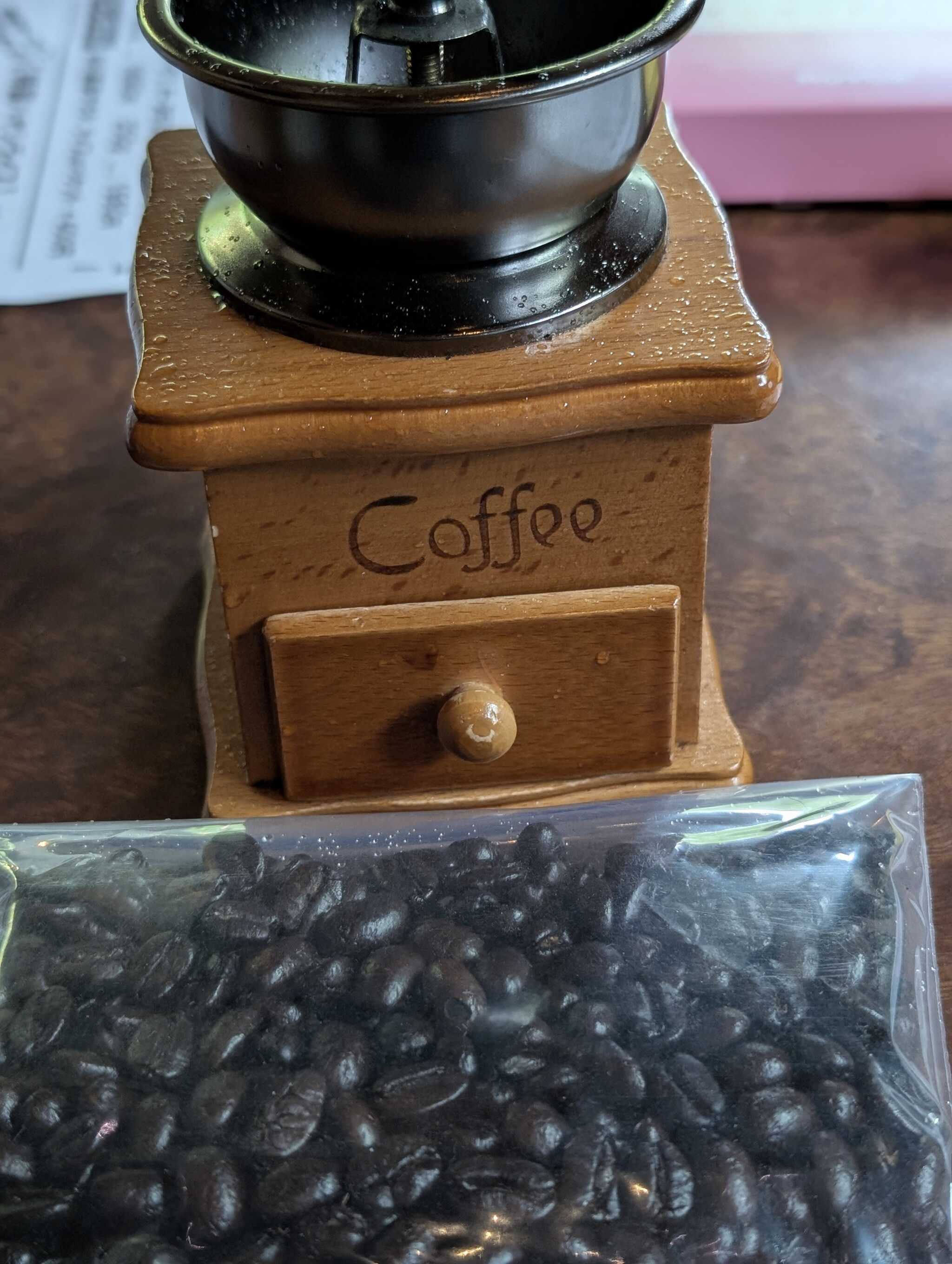 焙煎体験からのコーヒー