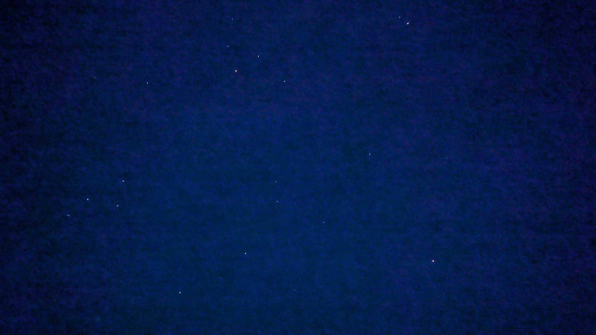 頑張って撮影した星空