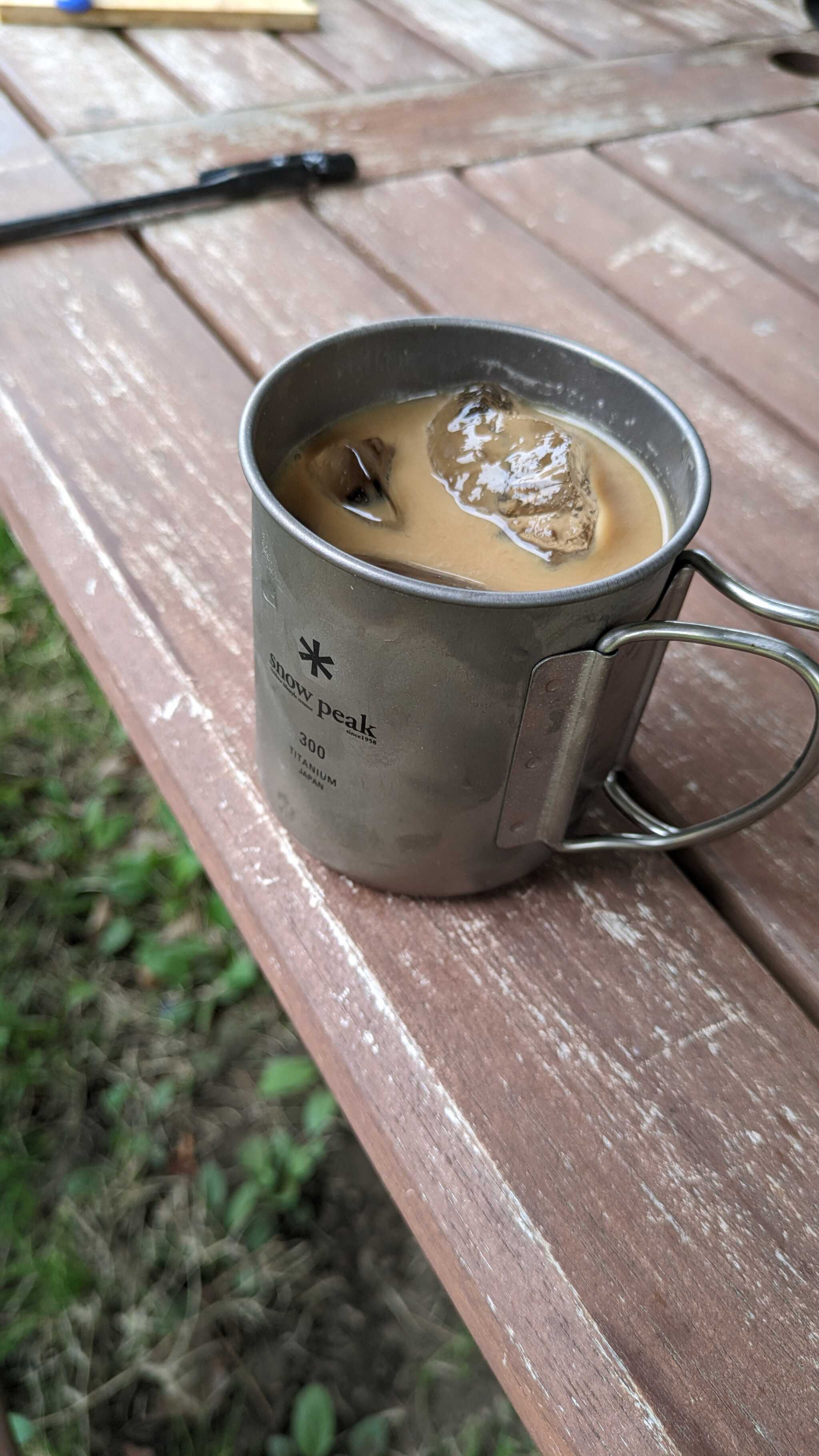 朝のアイスコーヒー