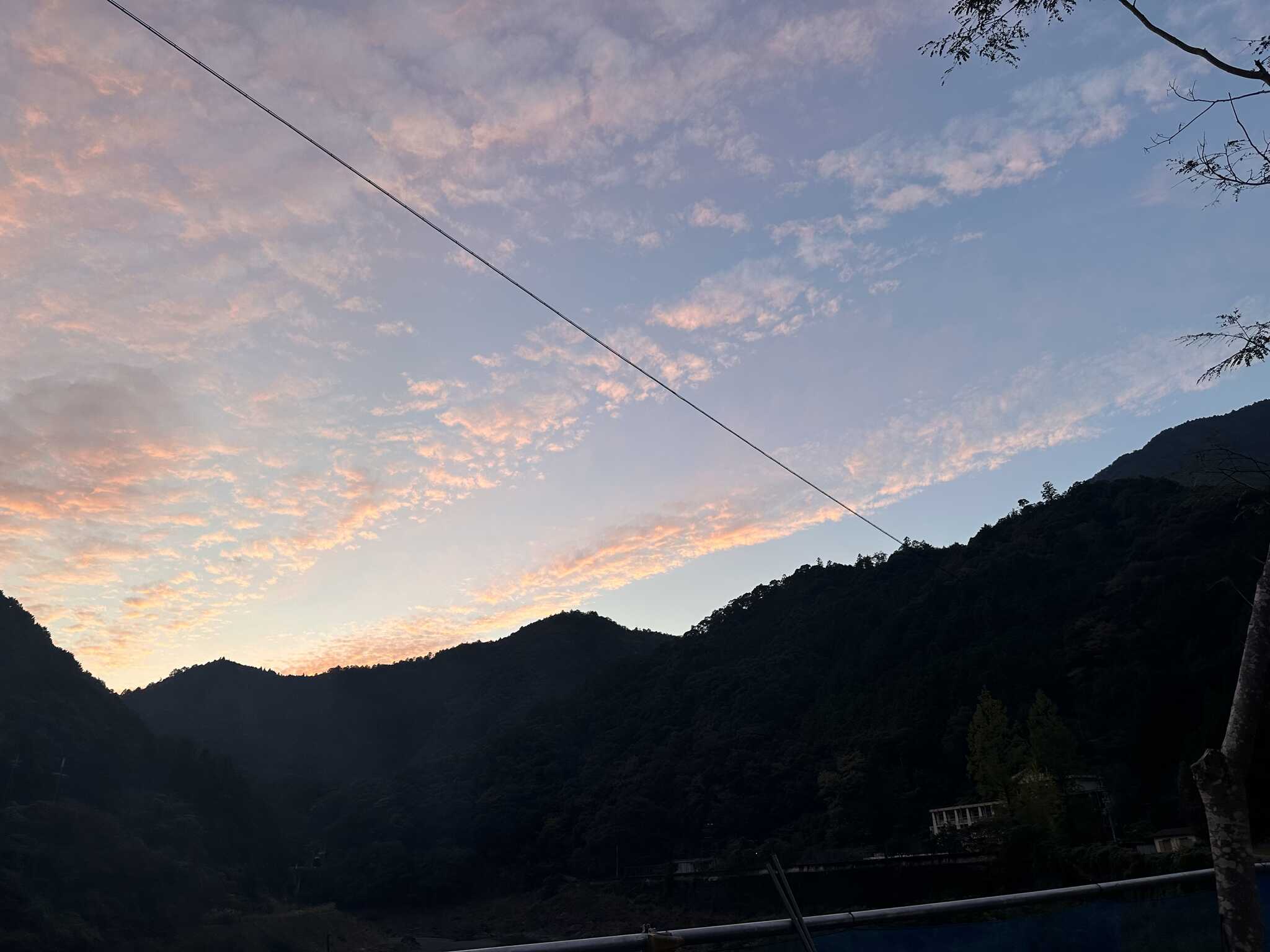 空が綺麗です。
