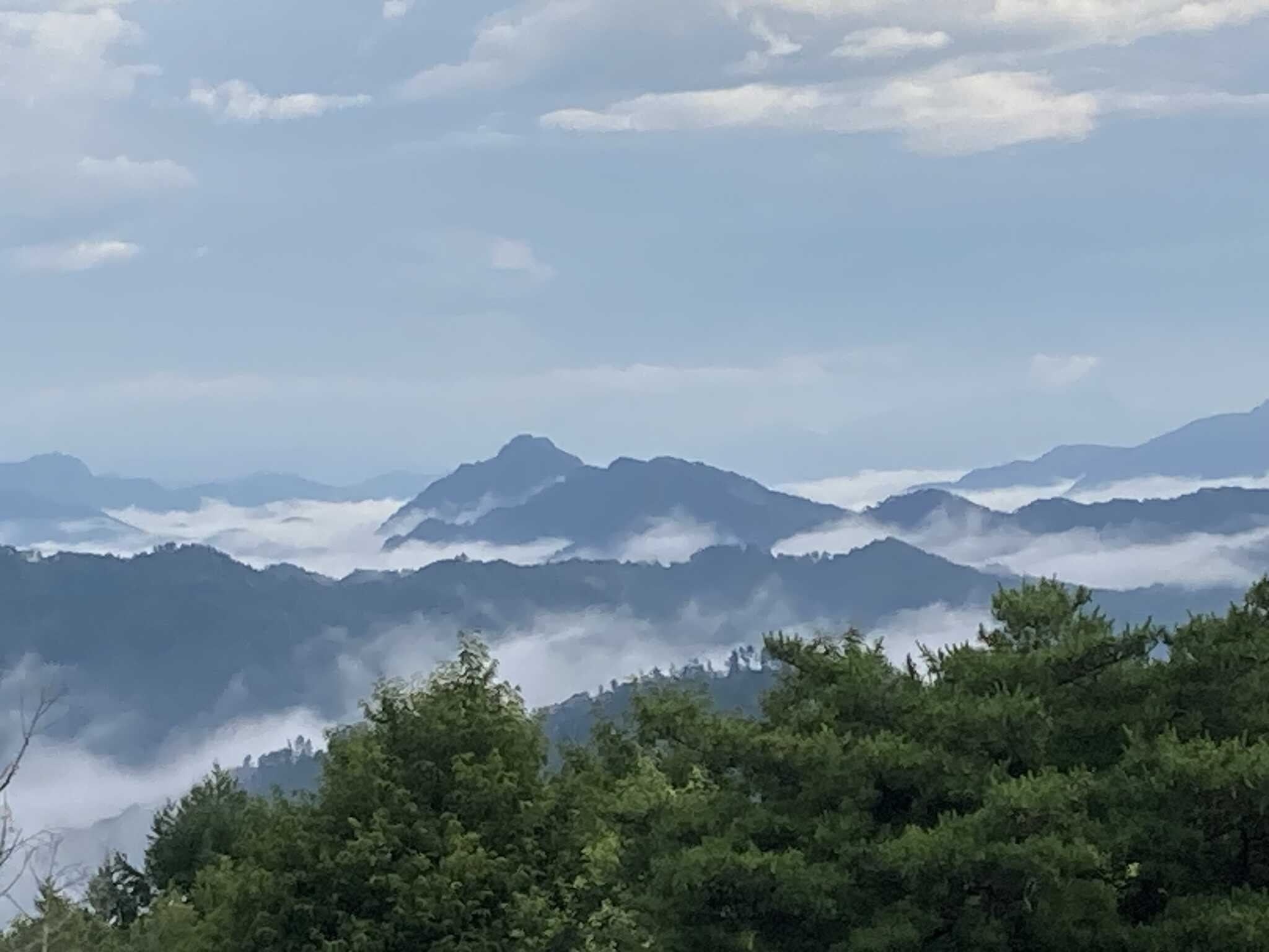 長峰山展望台からの雲海