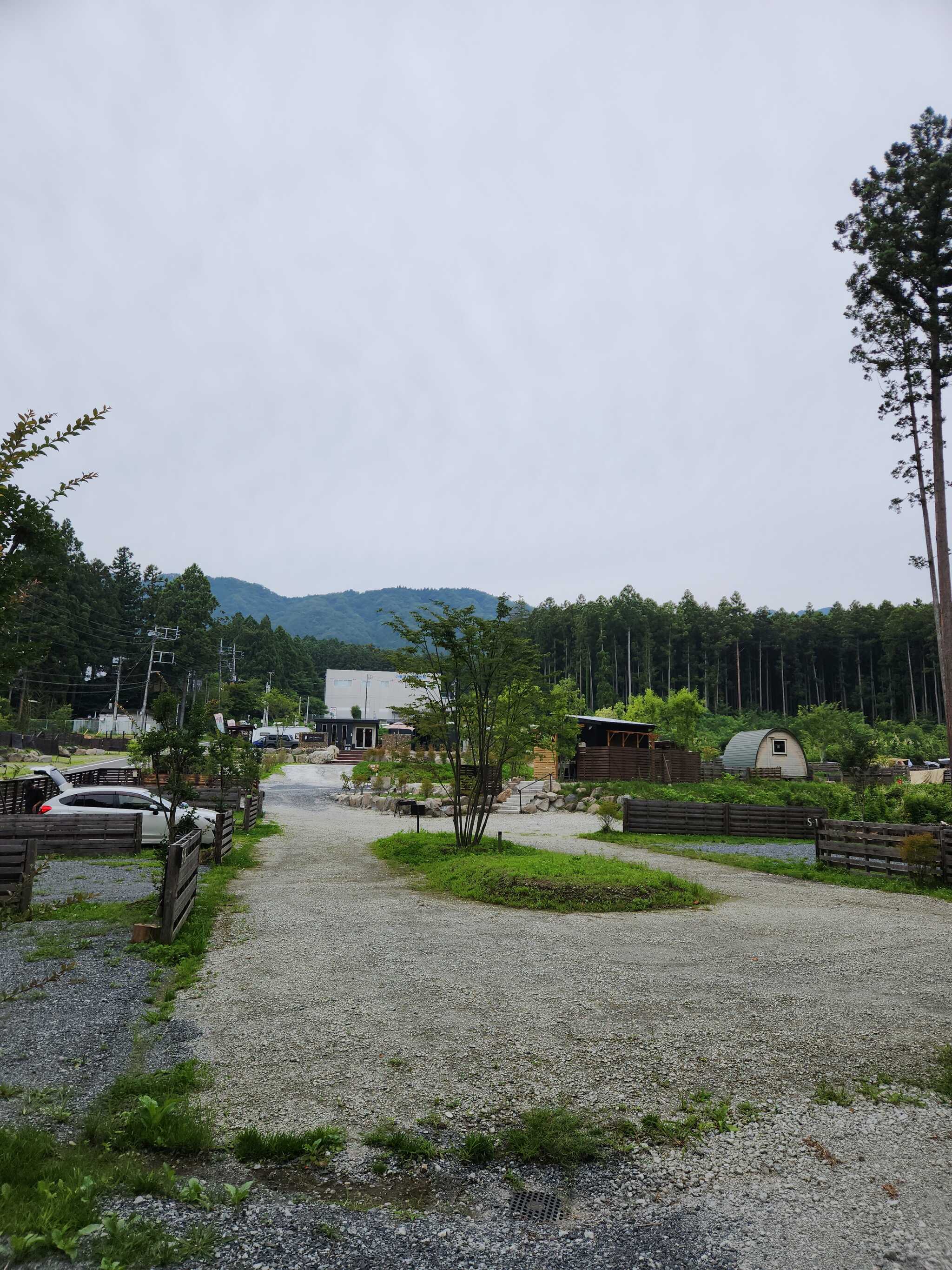 私がキャンプしたところからの、全景です。