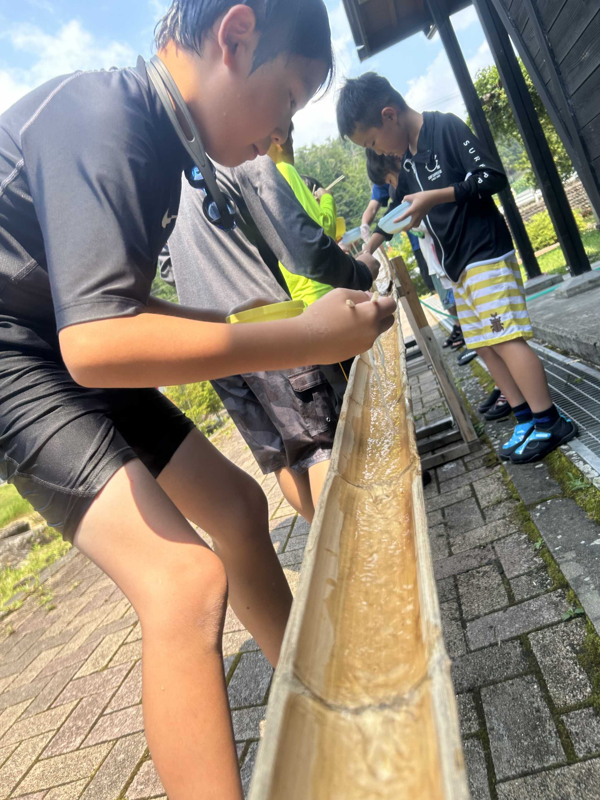 流しそうめんもやれます!