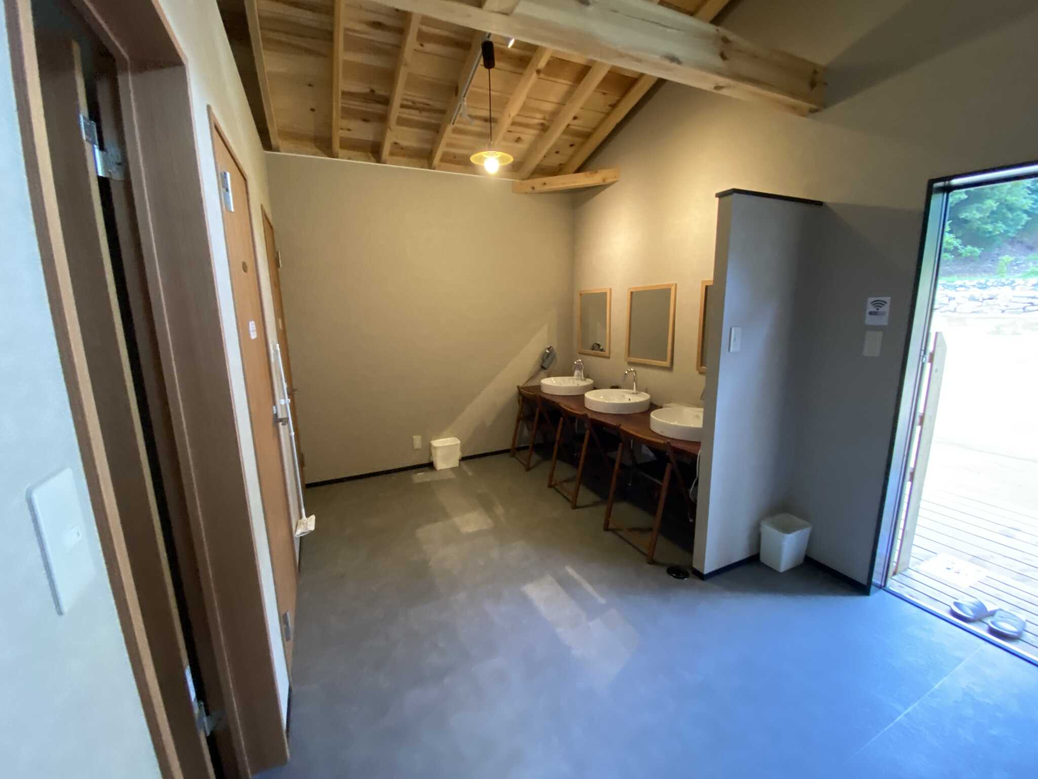 綺麗な洗面