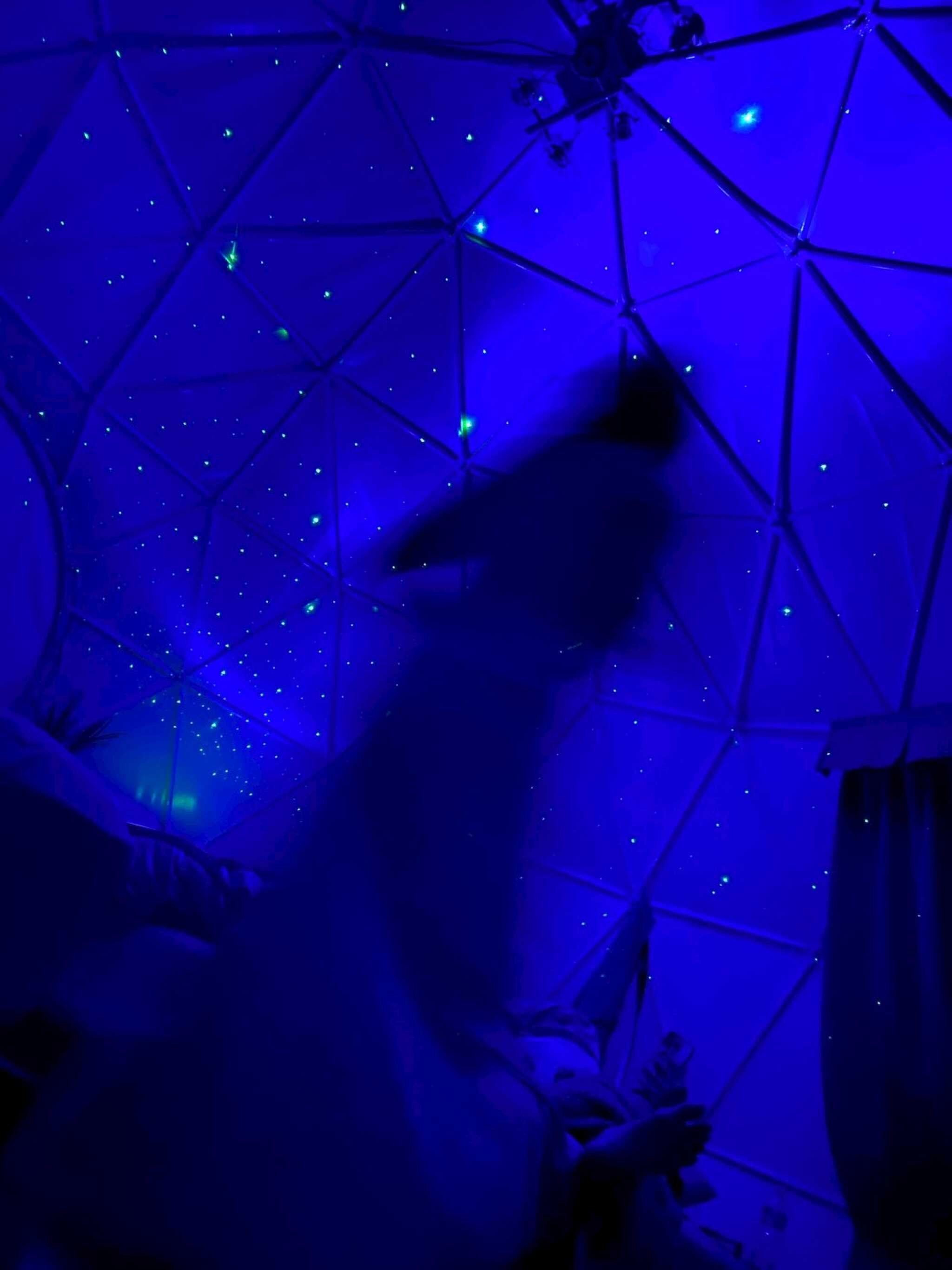 テントの中