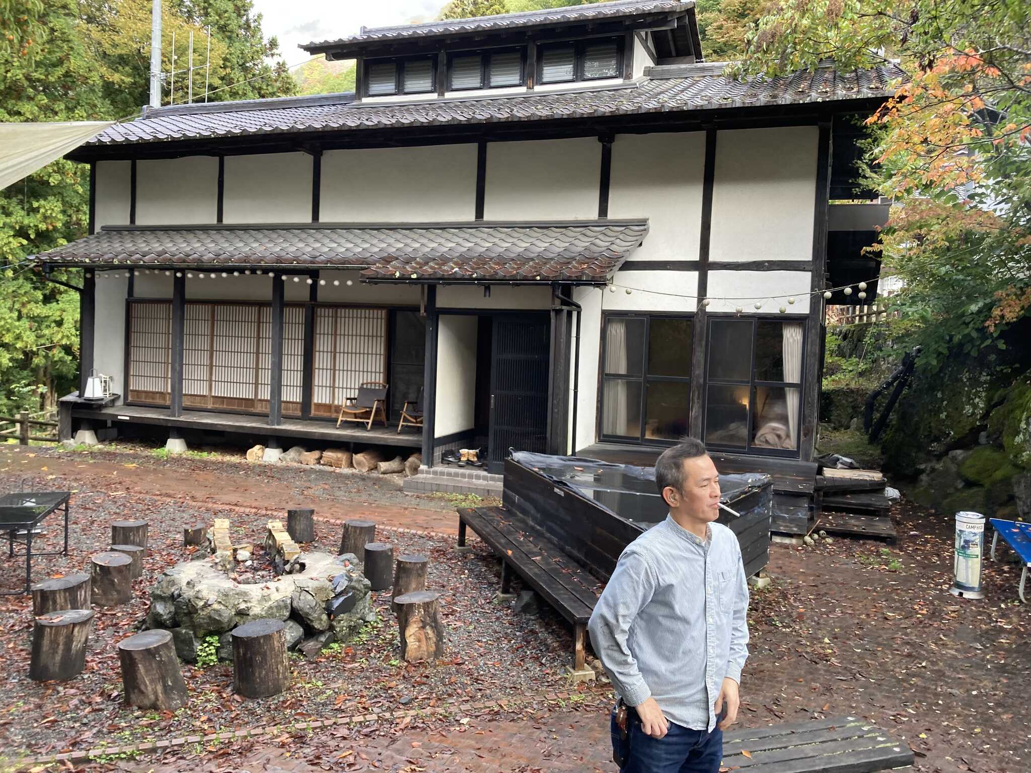 翌日の朝は雨止んでたー♪