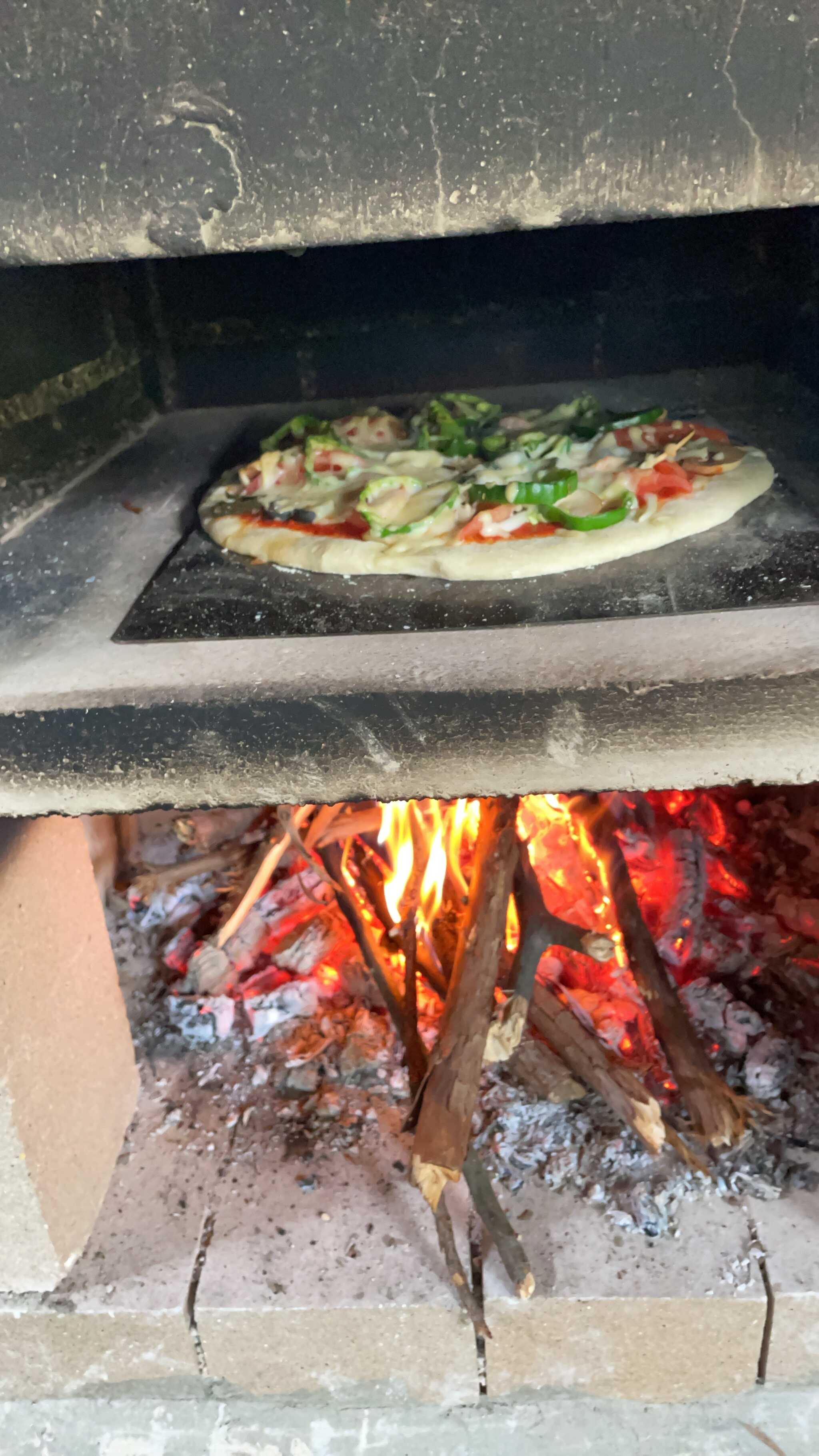 焼き始めたよー