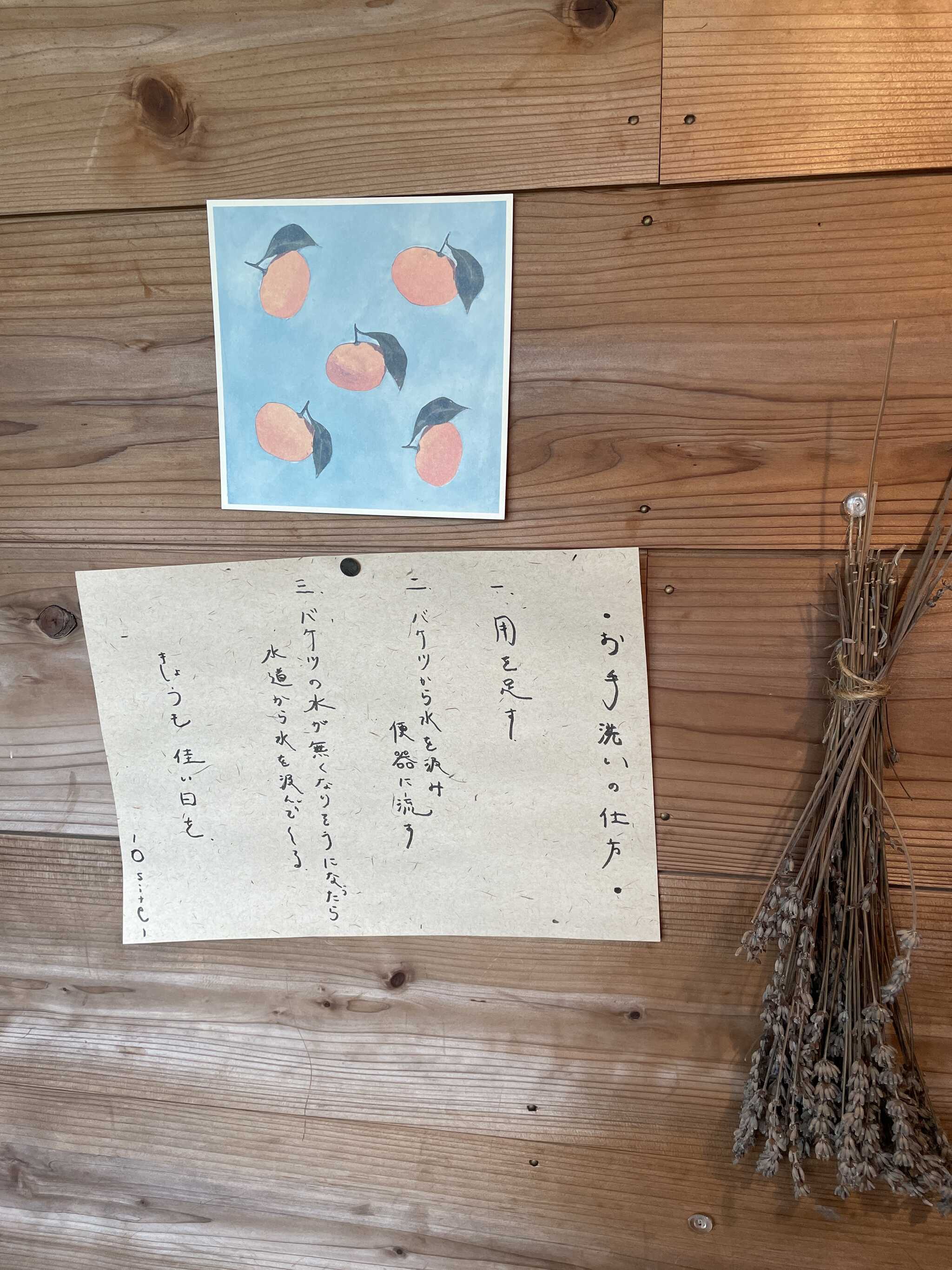 お手洗いの使い方