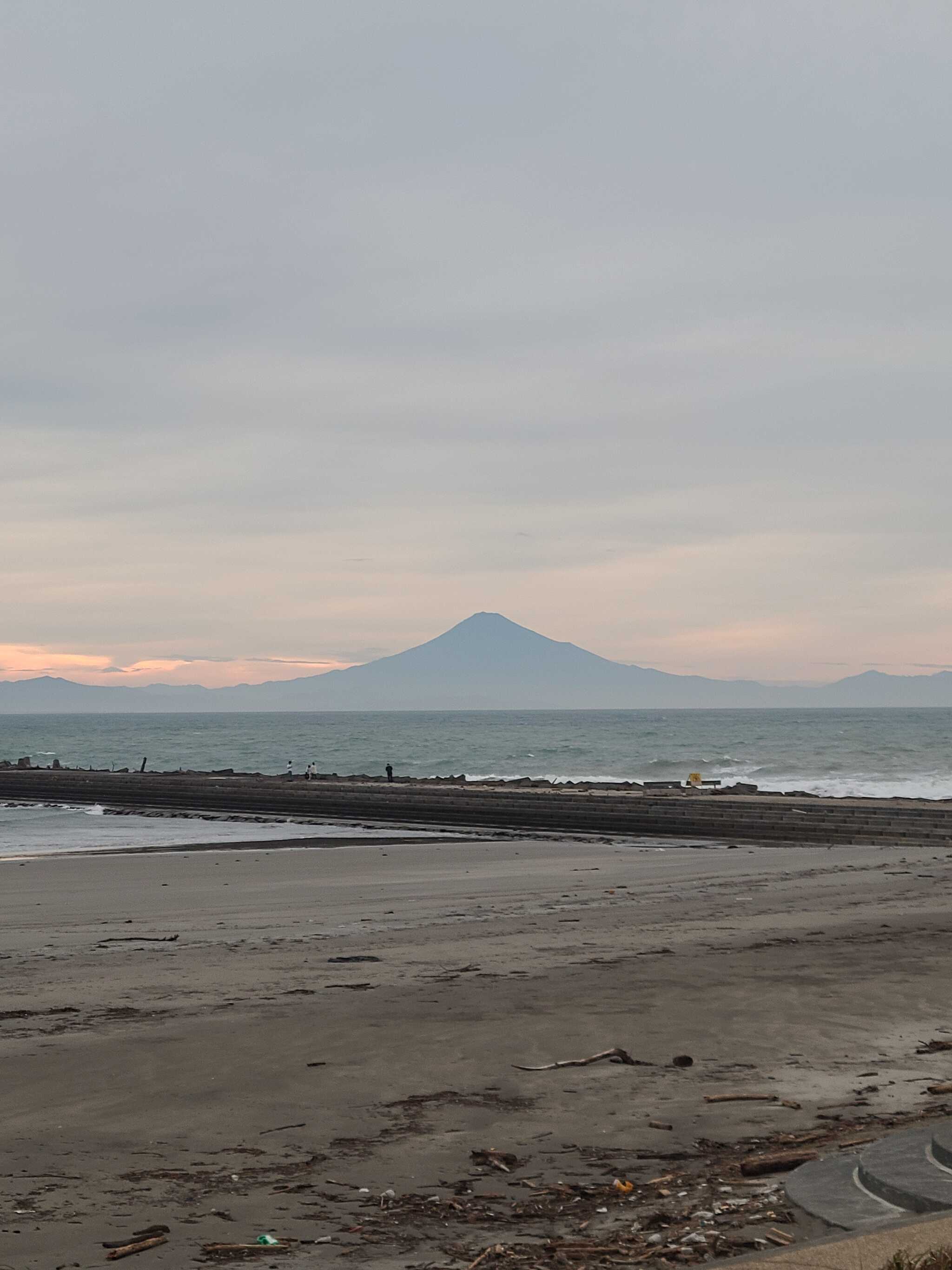 朝の富士山
