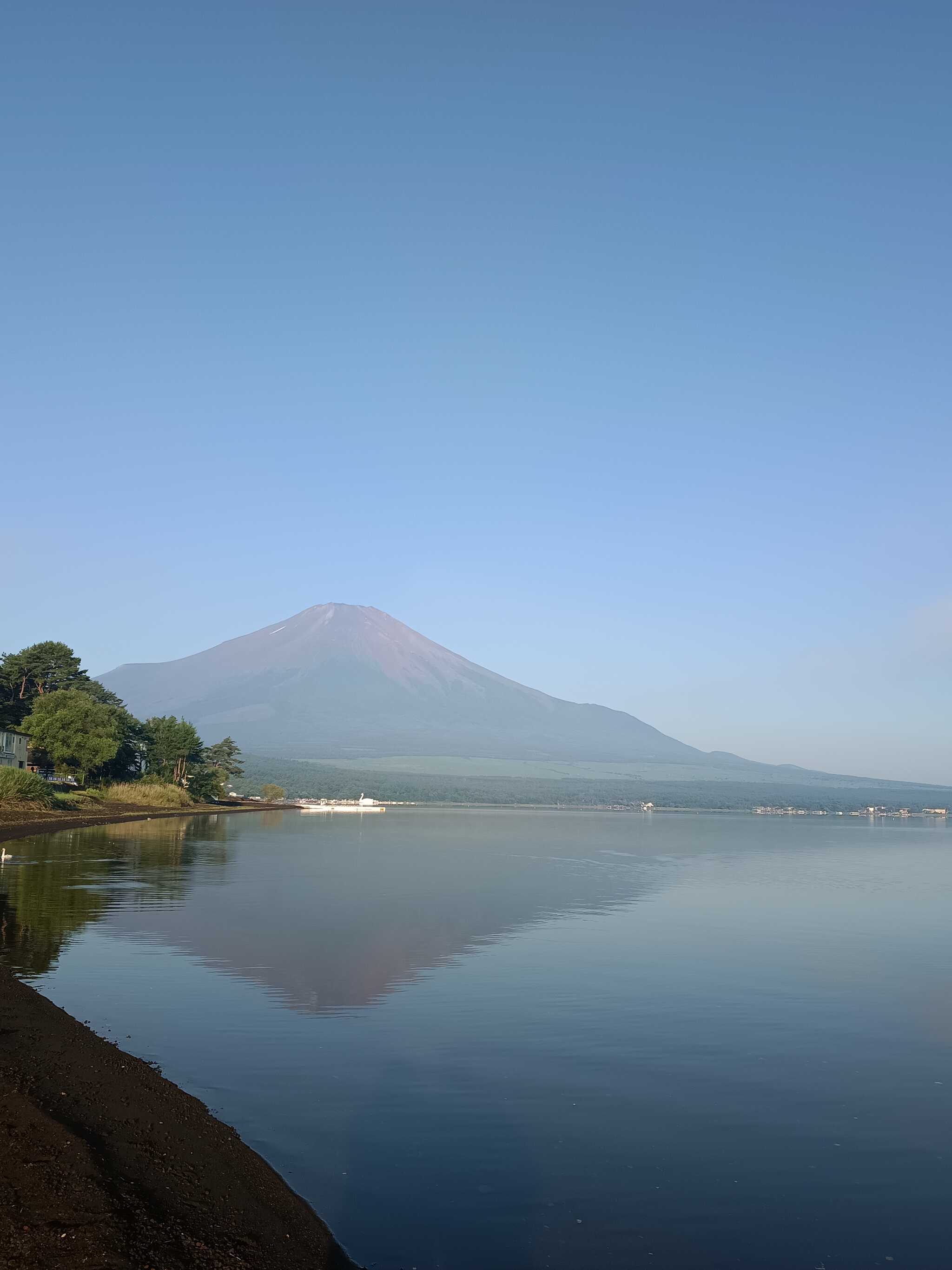 山中湖から