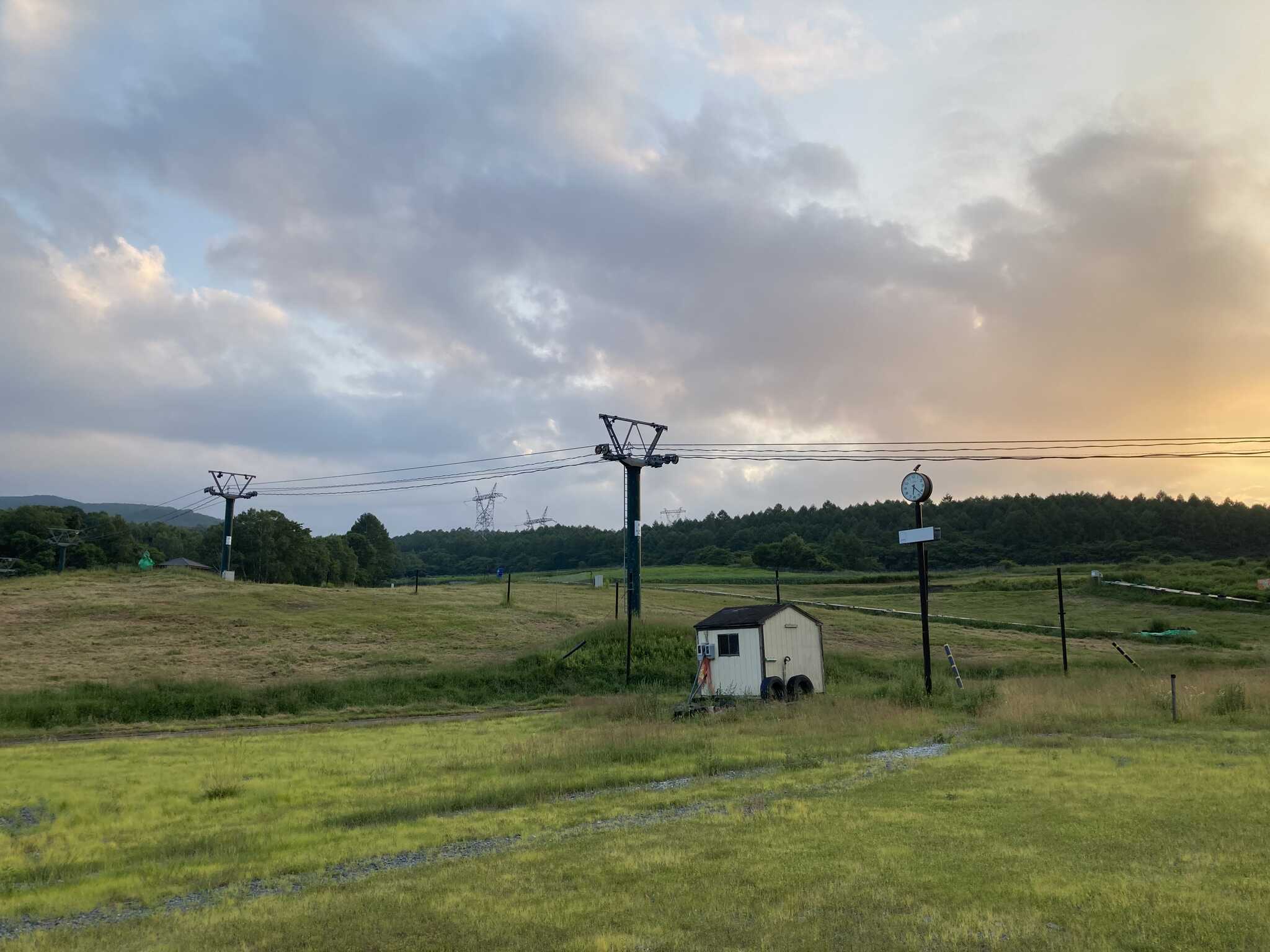 サイトからの景色
