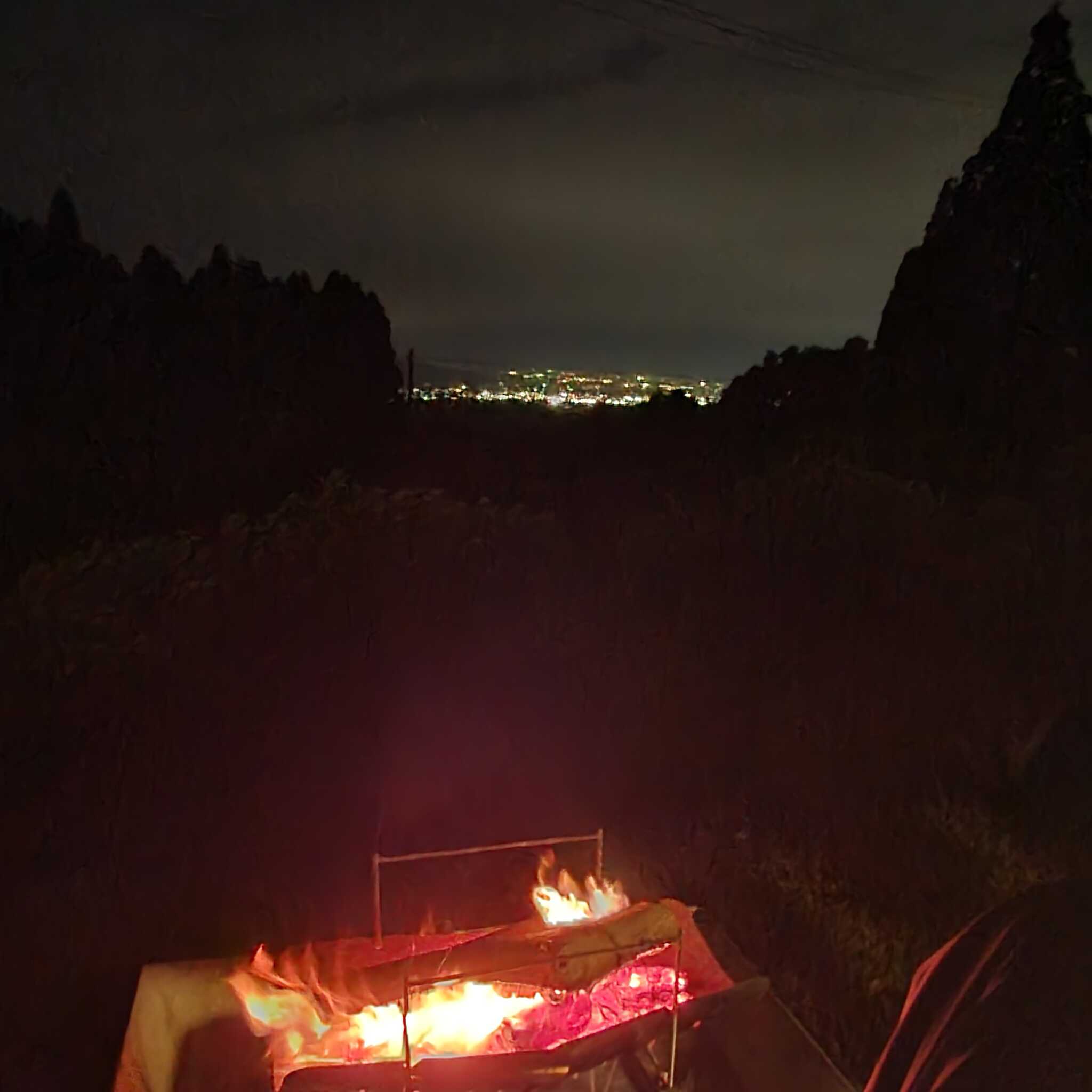 八女市の夜景