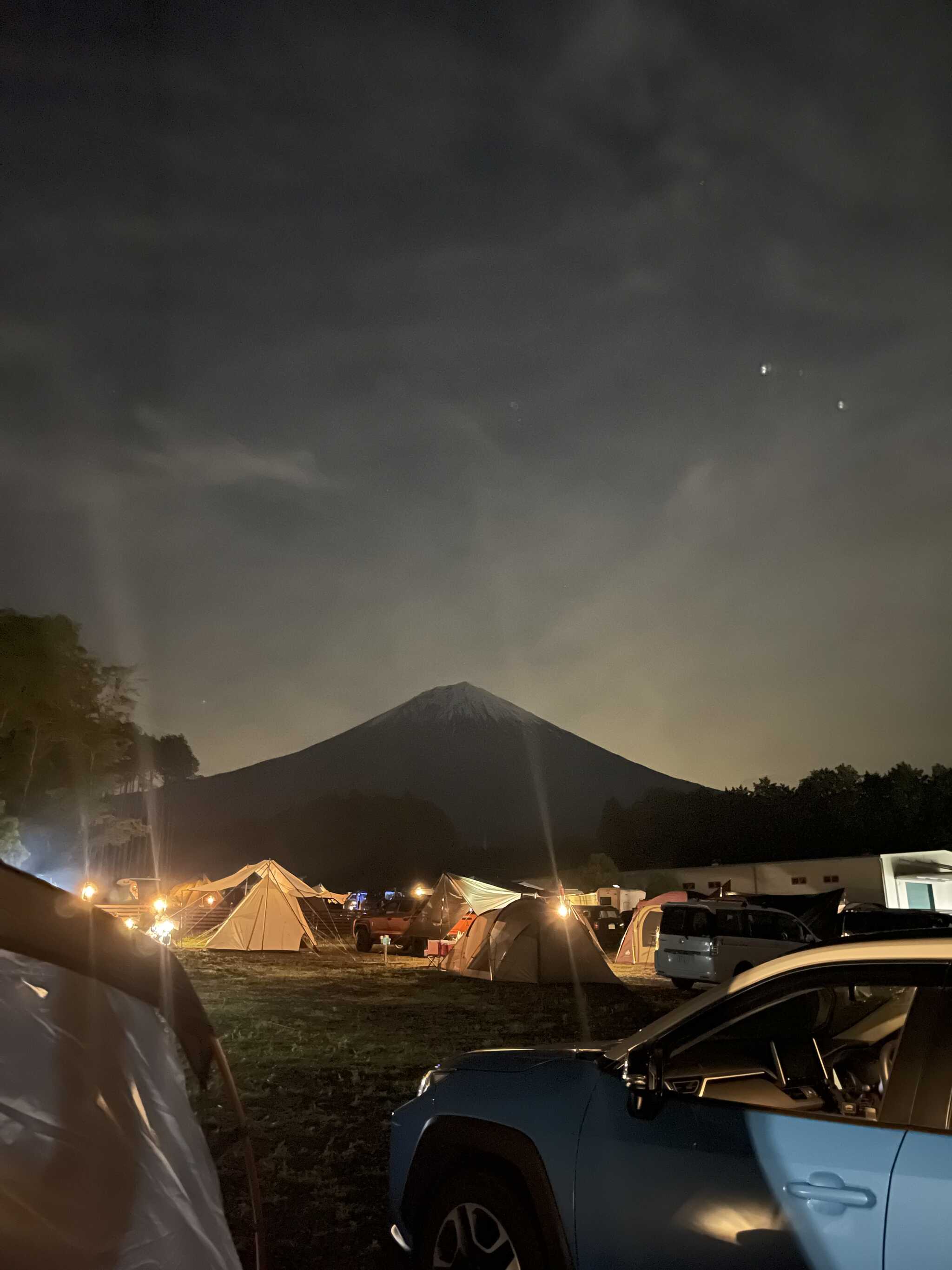 night view of mt.Fuji