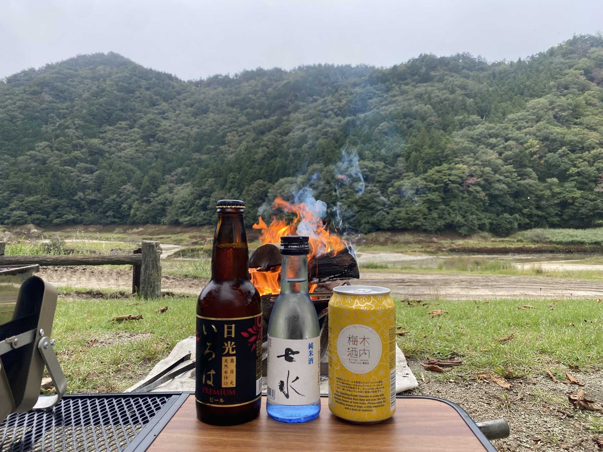 キャンプ場で販売しているお酒を買いました!