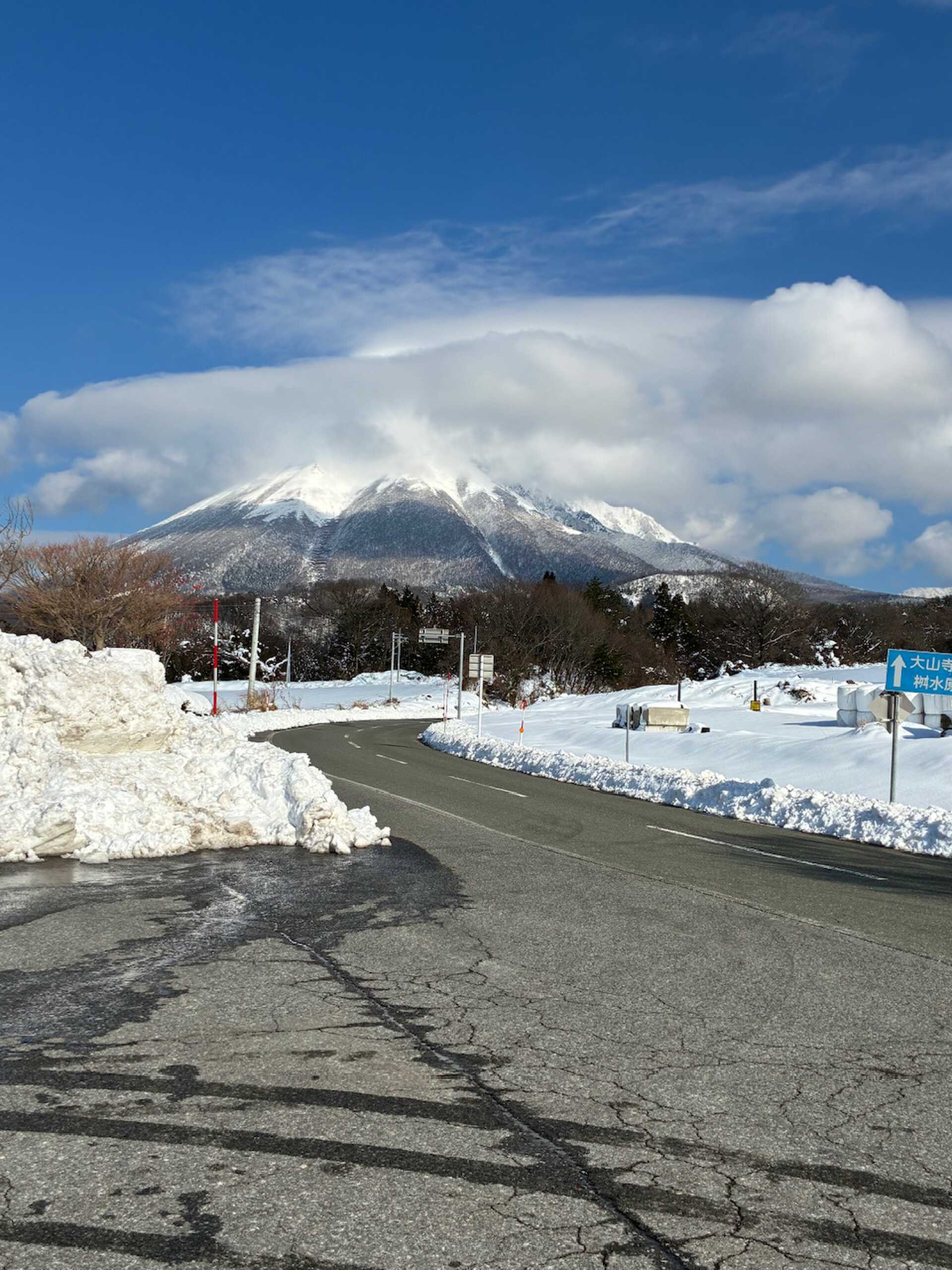 キャンプ場すぐ近くから